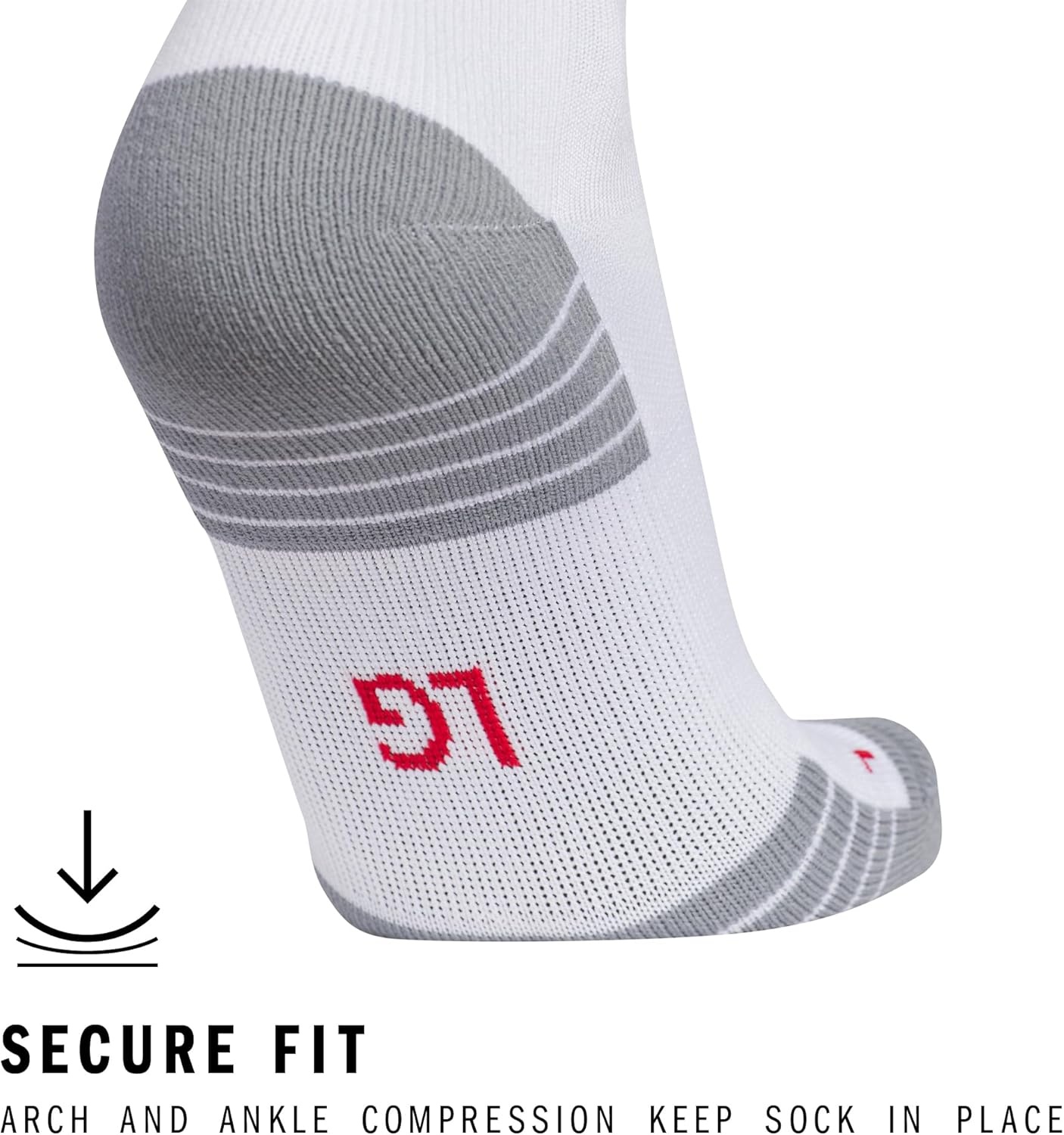image:imageadidas Team Speed 3 Soccer Socks 1PairWhitePower Red20