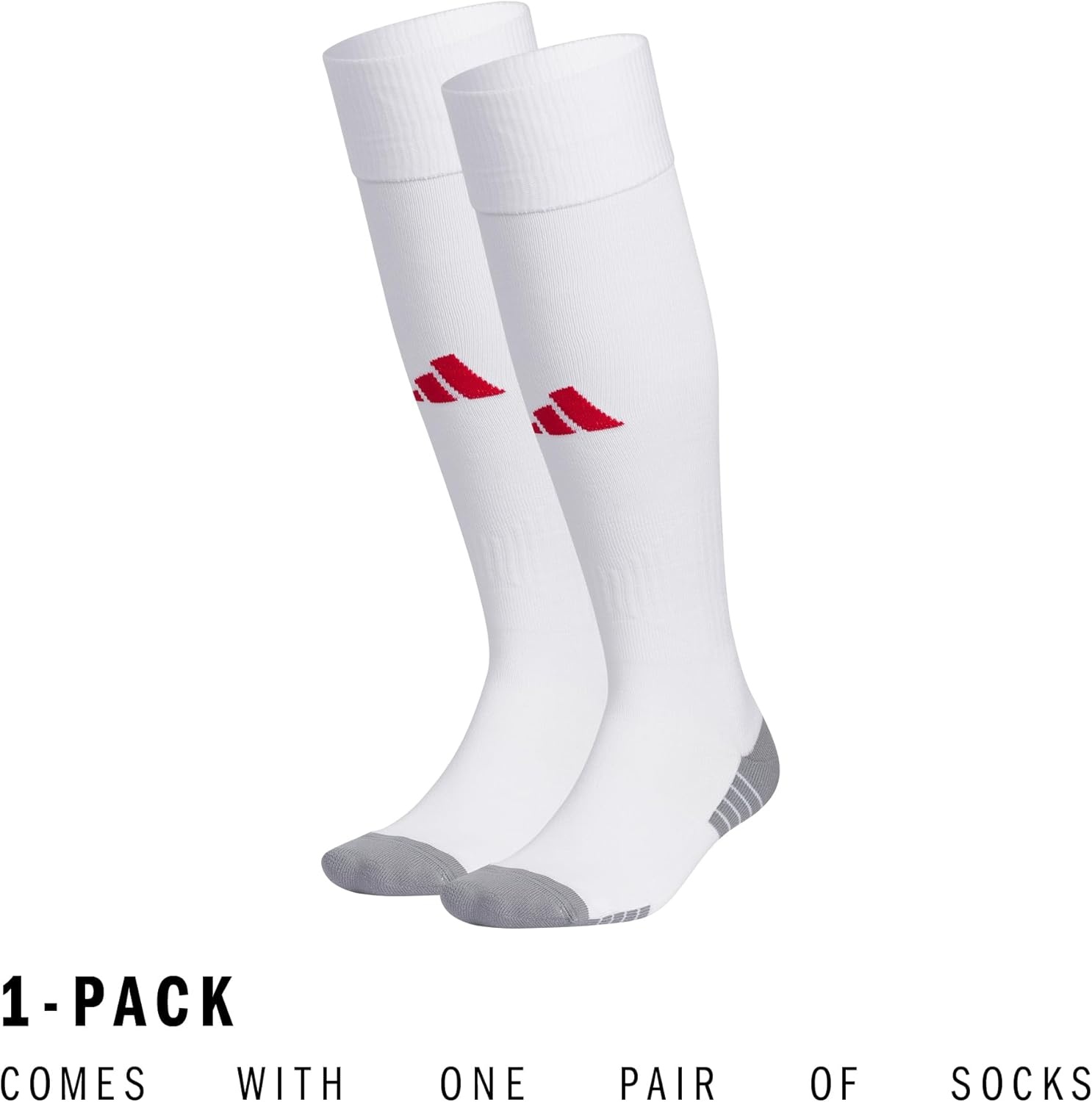 image:imageadidas Team Speed 3 Soccer Socks 1PairWhitePower Red20