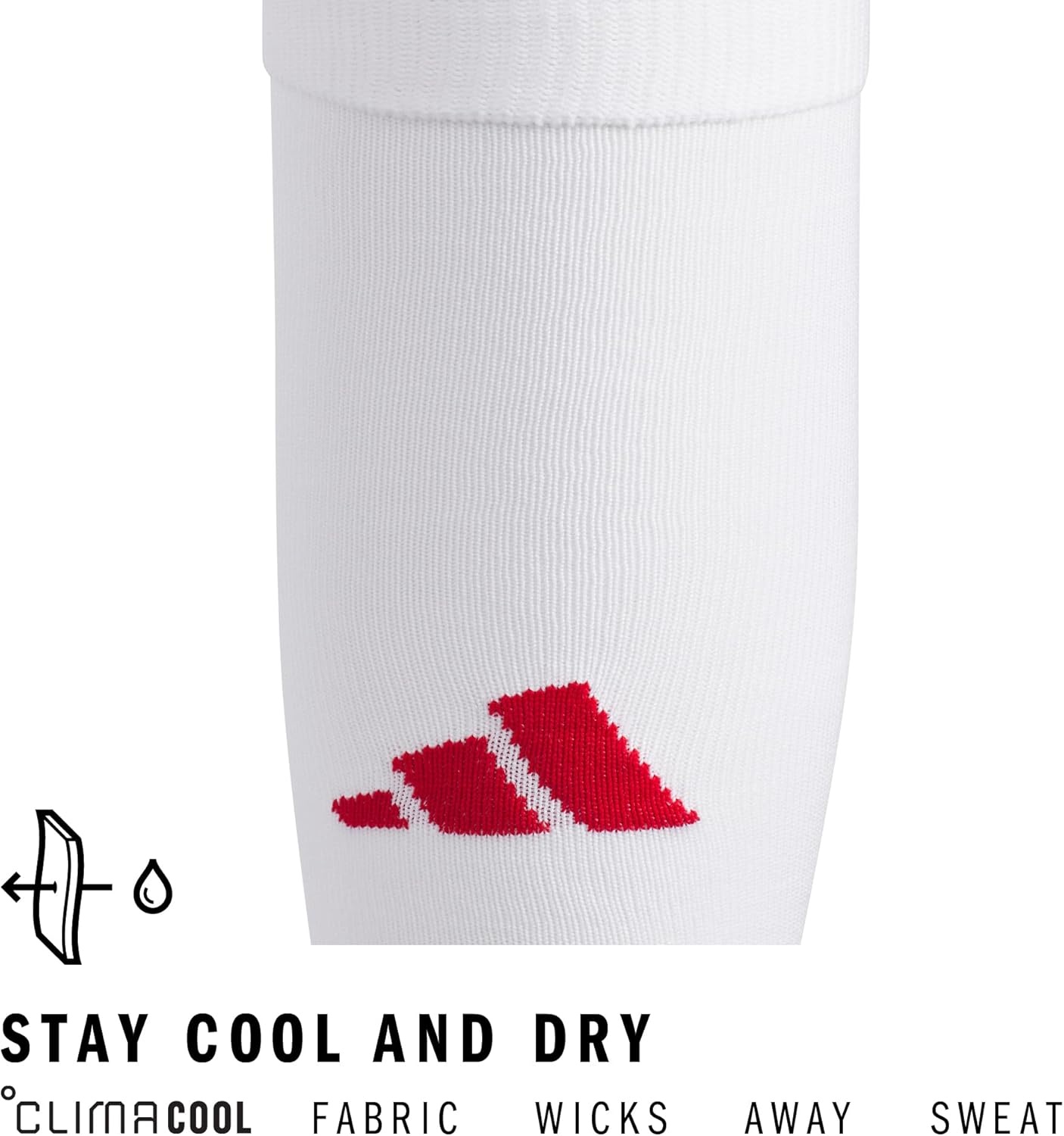 image:imageadidas Team Speed 3 Soccer Socks 1PairWhitePower Red20