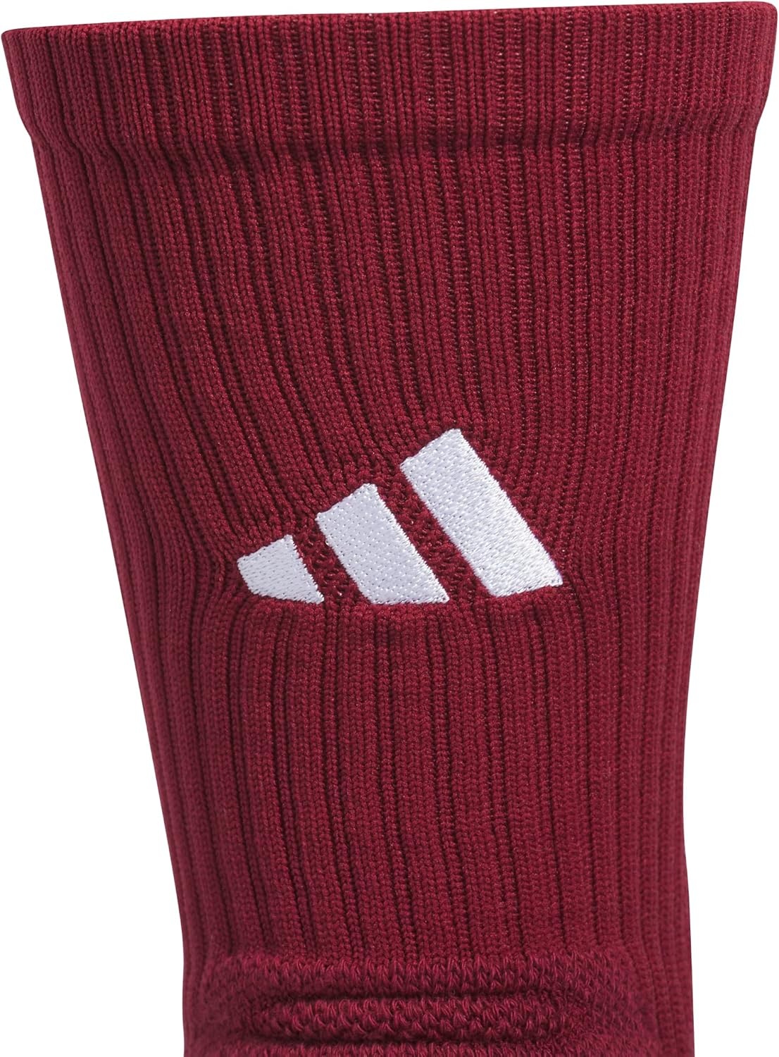 image:imageadidas Unisex 5Star Socks 1 Pair for Training and Multiple SportsCollegiate Burgundy 2White3