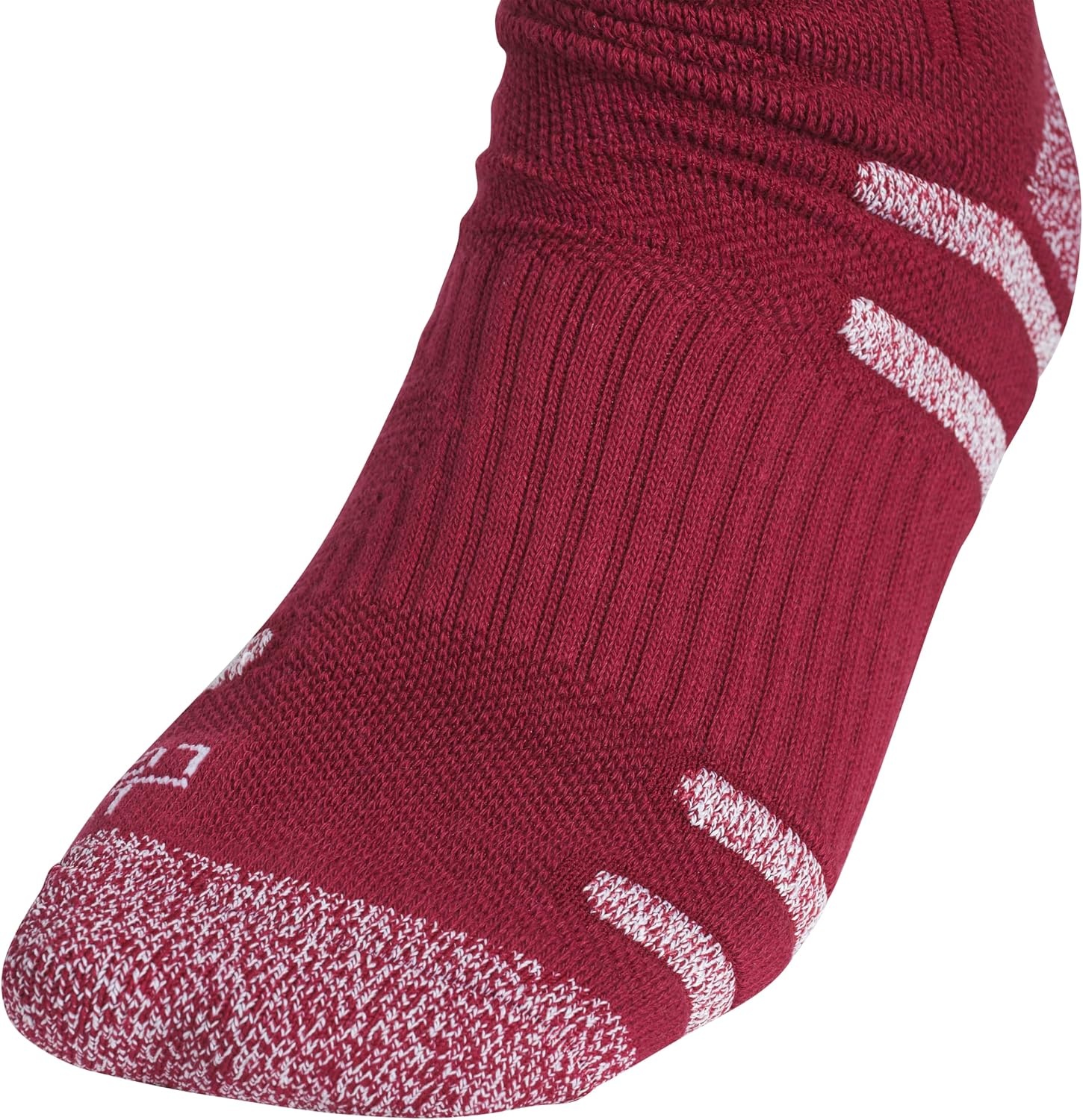 image:imageadidas Unisex 5Star Socks 1 Pair for Training and Multiple SportsCollegiate Burgundy 2White3