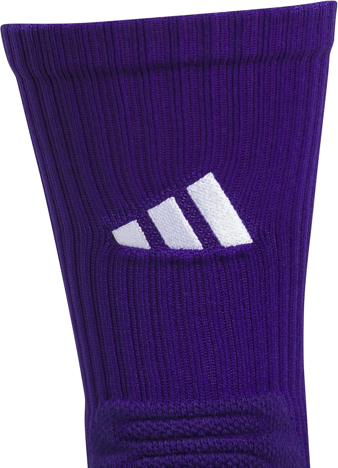 image:imageadidas Unisex 5Star Socks 1 Pair for Training and Multiple SportsCollegiate PurpleWhite3