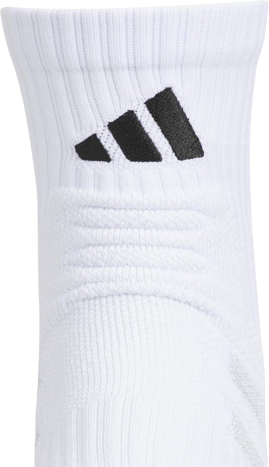 image:imageadidas Unisex 5Star Socks 1 Pair for Training and Multiple SportsWhiteBlackClear Onix Grey3