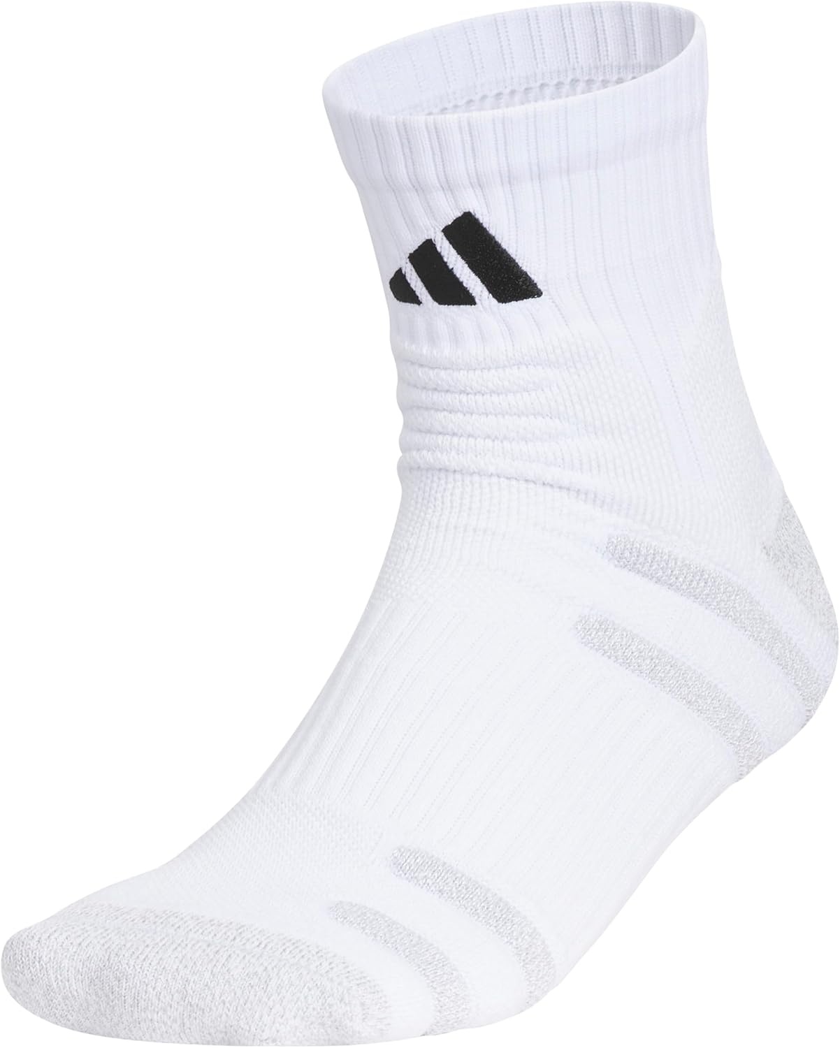 image:imageadidas Unisex 5Star Socks 1 Pair for Training and Multiple SportsWhiteBlackClear Onix Grey3