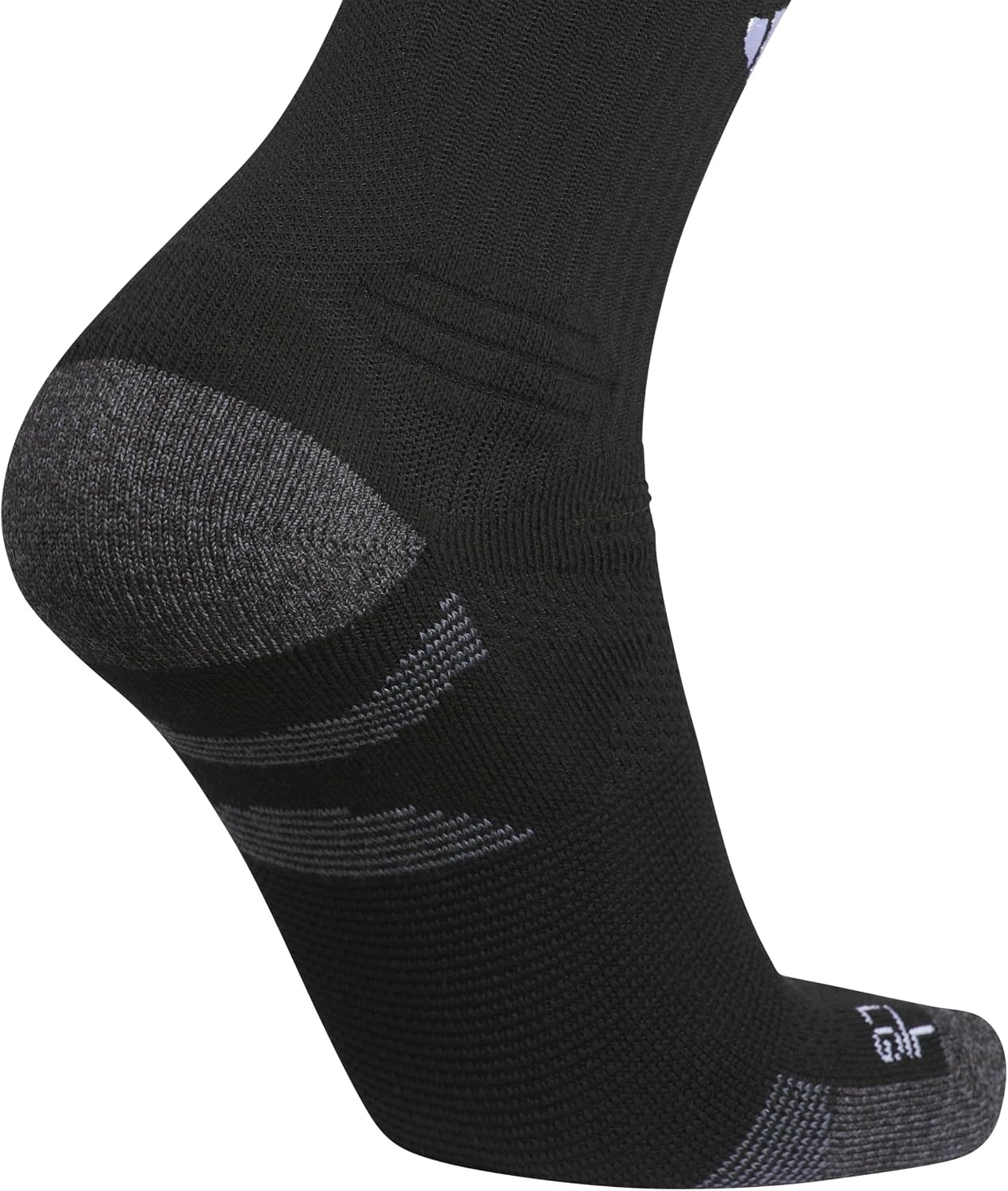 image:imageadidas Unisex Adizero Football Socks 1 PairBlackWhiteOnix Grey3