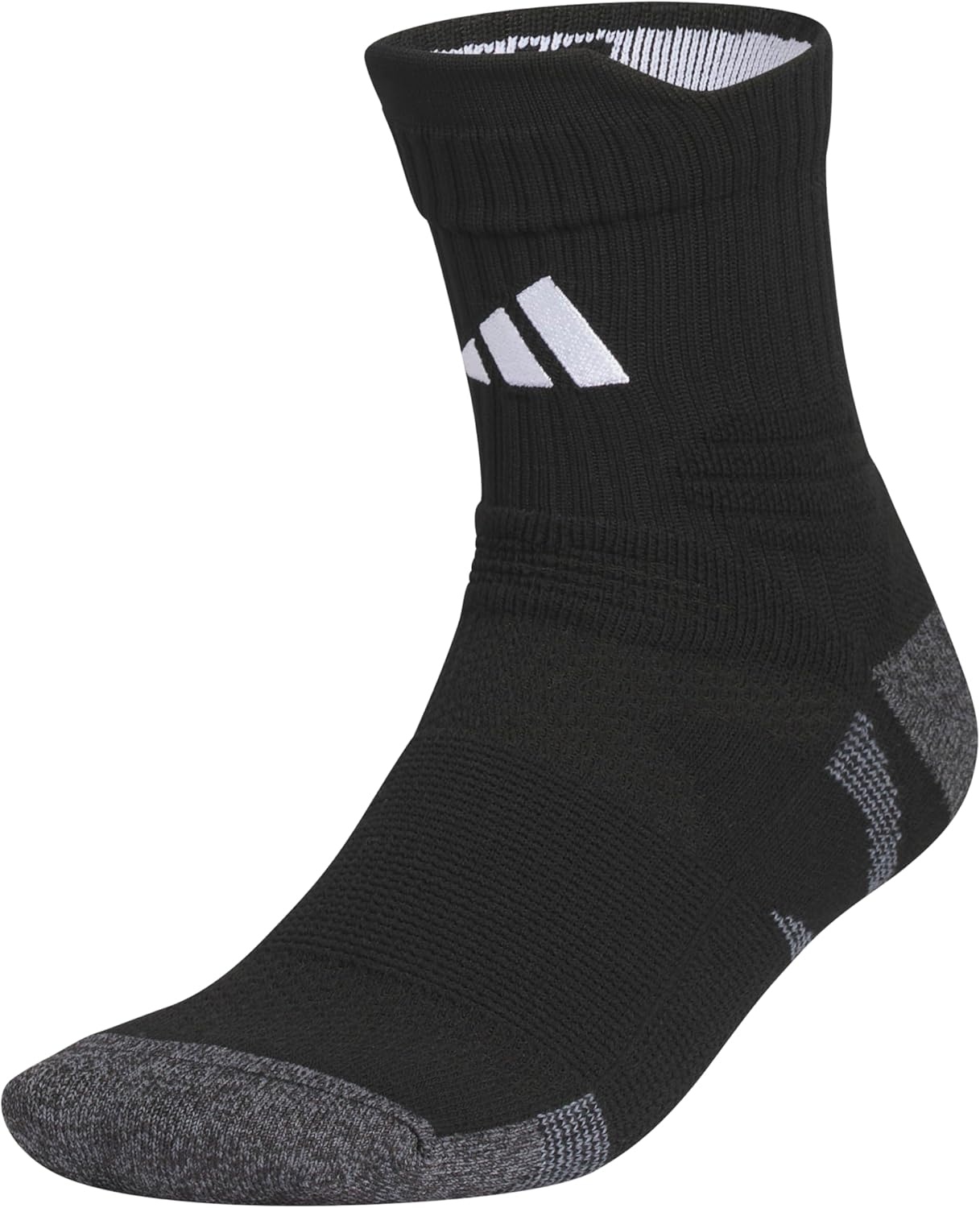 image:imageadidas Unisex Adizero Football Socks 1 PairBlackWhiteOnix Grey3