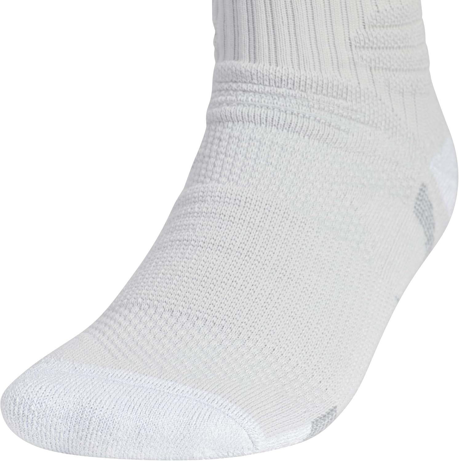 image:imageadidas Unisex Adizero Football Socks 1 PairTeam Light GreyWhiteGrey3