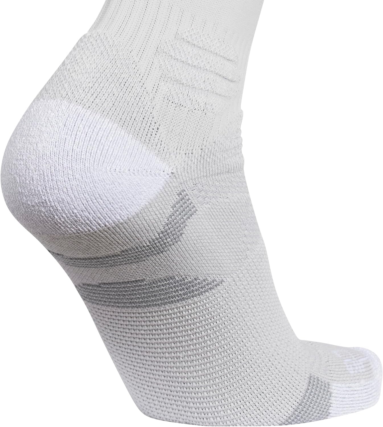 image:imageadidas Unisex Adizero Football Socks 1 PairTeam Light GreyWhiteGrey3