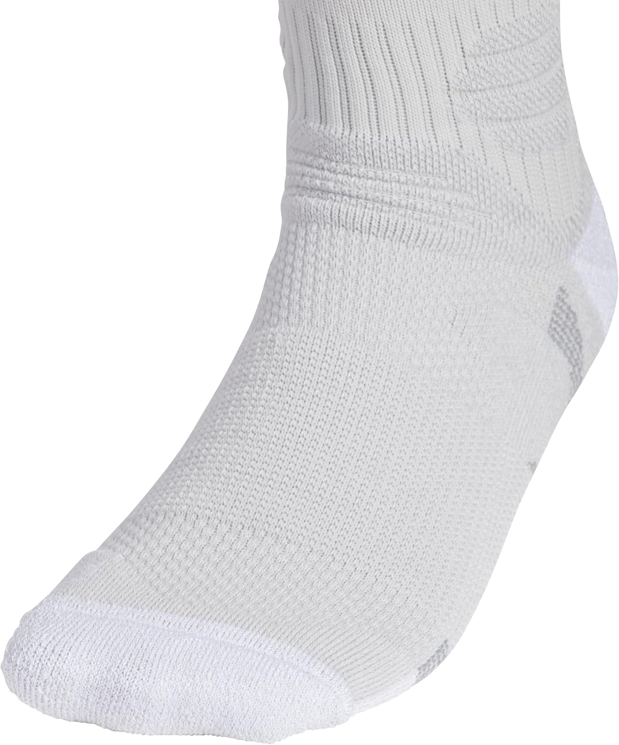 image:imageadidas Unisex Adizero Football Socks 1 PairTeam Light GreyWhiteGrey3