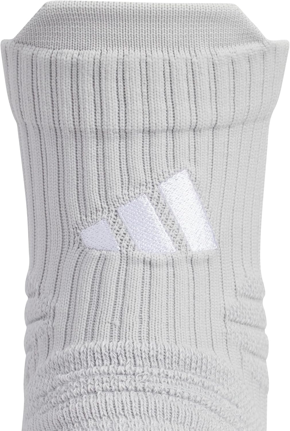 image:imageadidas Unisex Adizero Football Socks 1 PairTeam Light GreyWhiteGrey3