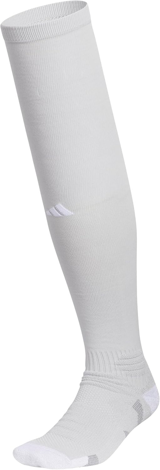 image:imageadidas Unisex Adizero Football Socks 1 PairTeam Light GreyWhiteGrey3