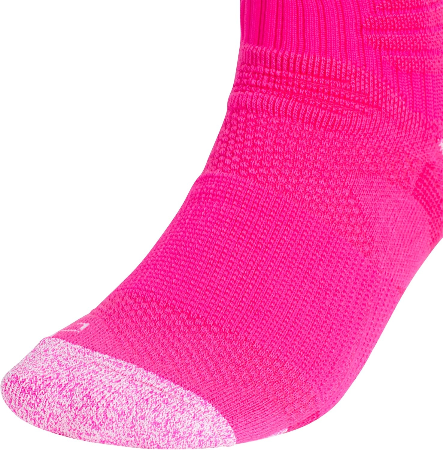 image:imageadidas Unisex Adizero Football Socks 1 PairTeam Shock Pink 2WhiteBold Pink3