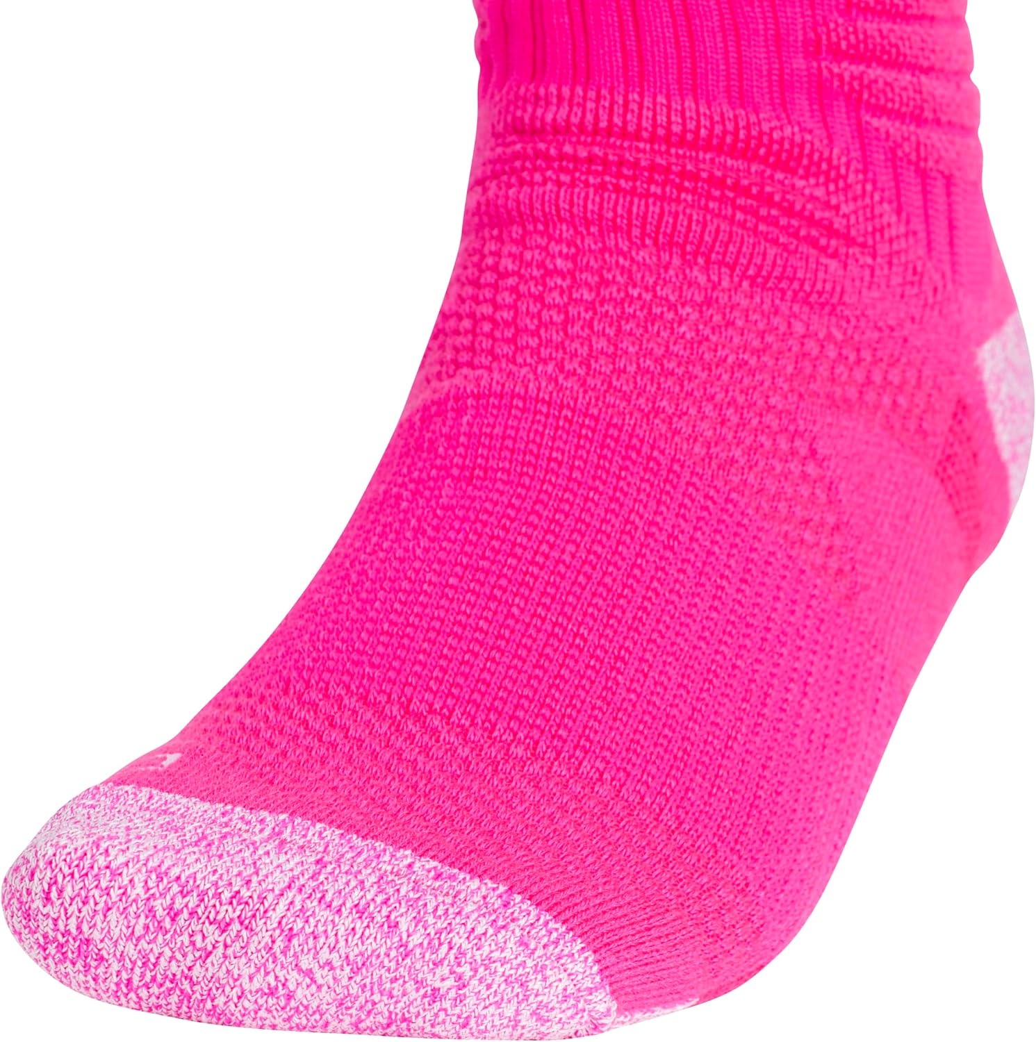 image:imageadidas Unisex Adizero Football Socks 1 PairTeam Shock Pink 2WhiteBold Pink3
