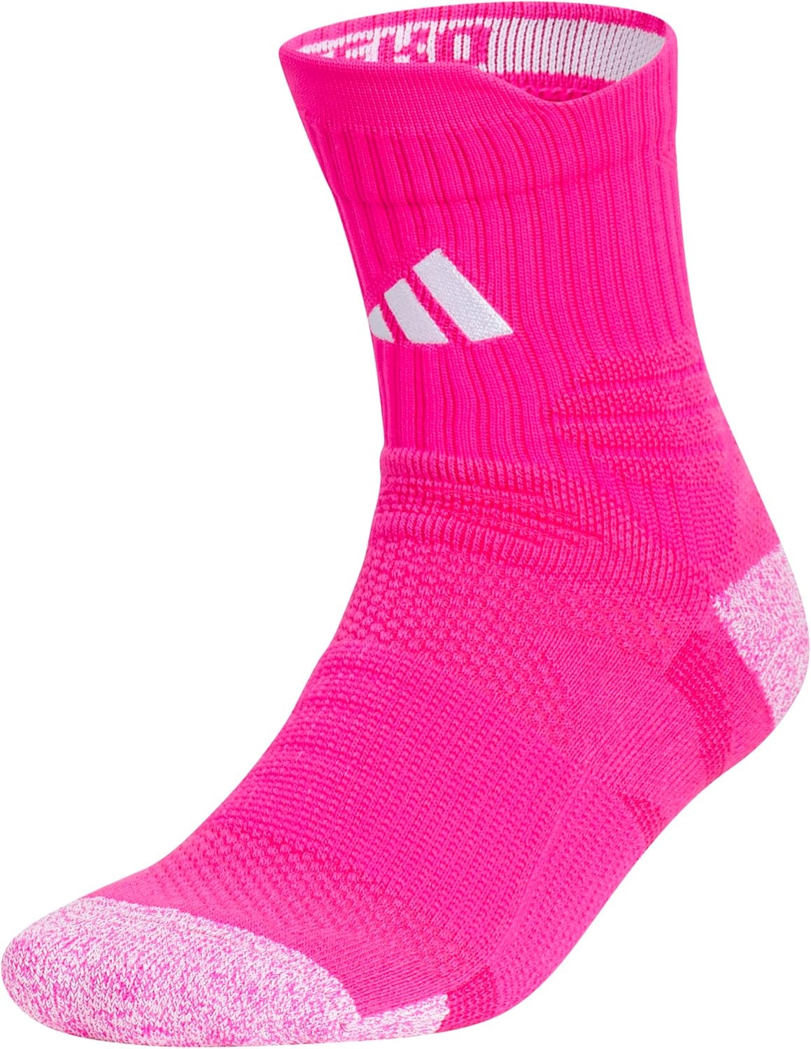 image:imageadidas Unisex Adizero Football Socks 1 PairTeam Shock Pink 2WhiteBold Pink3