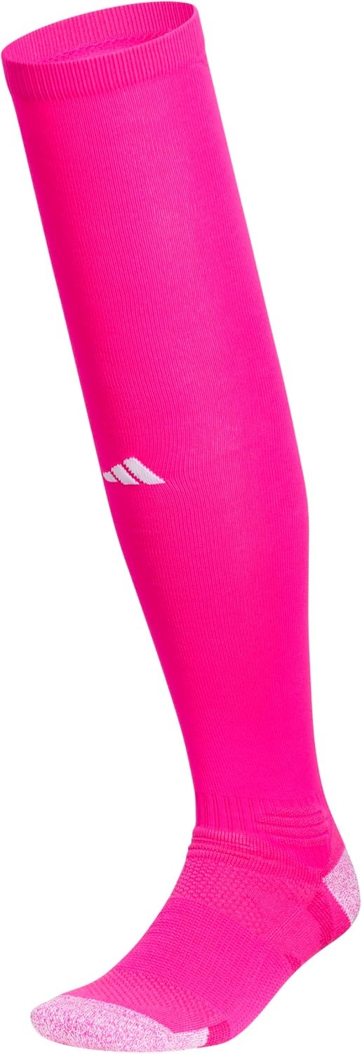 image:imageadidas Unisex Adizero Football Socks 1 PairTeam Shock Pink 2WhiteBold Pink3