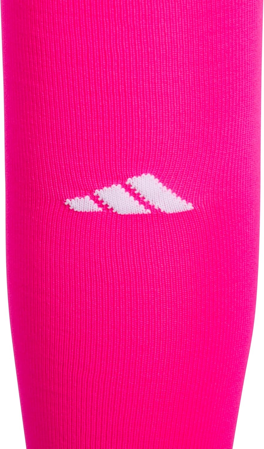 image:imageadidas Unisex Adizero Football Socks 1 PairTeam Shock Pink 2WhiteBold Pink3