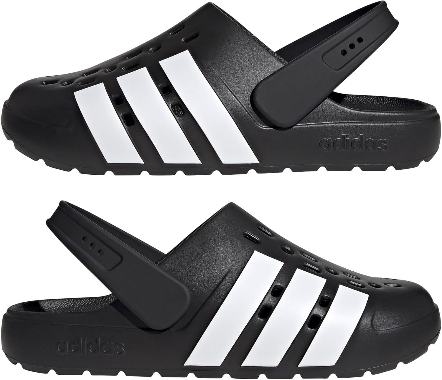 image:imageadidas Unisex Adult Adilette Clog 20 ClogsBlackWhiteBlack