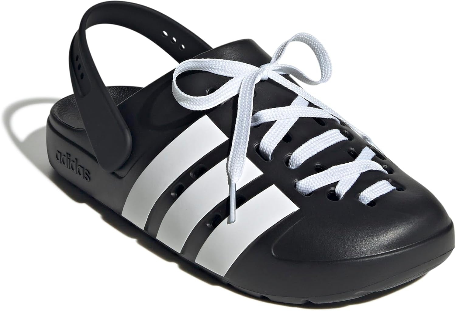 image:imageadidas Unisex Adult Adilette Clog 20 ClogsLacesCore BlackWhiteCore Black