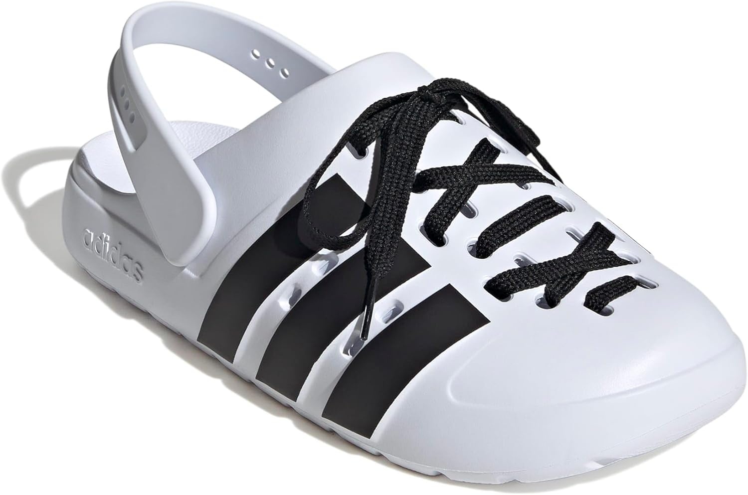 image:imageadidas Unisex Adult Adilette Clog 20 ClogsWhiteBlackGold Metallic