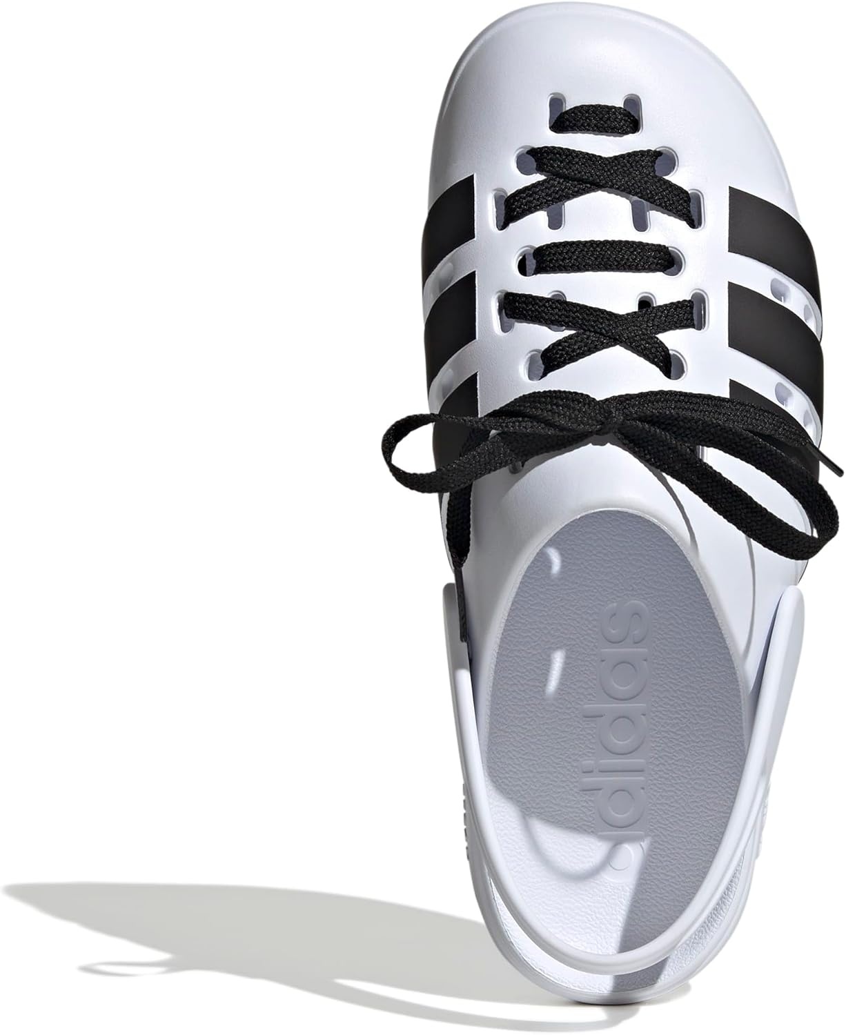 image:imageadidas Unisex Adult Adilette Clog 20 ClogsWhiteBlackGold Metallic