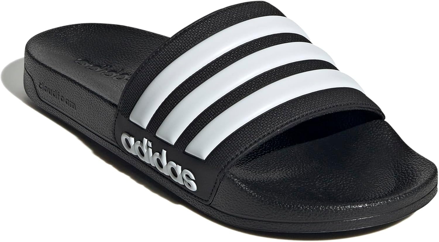 image:imageadidas Unisex Adult Adilette Shower Slide SandalBlackWhiteWhite2022