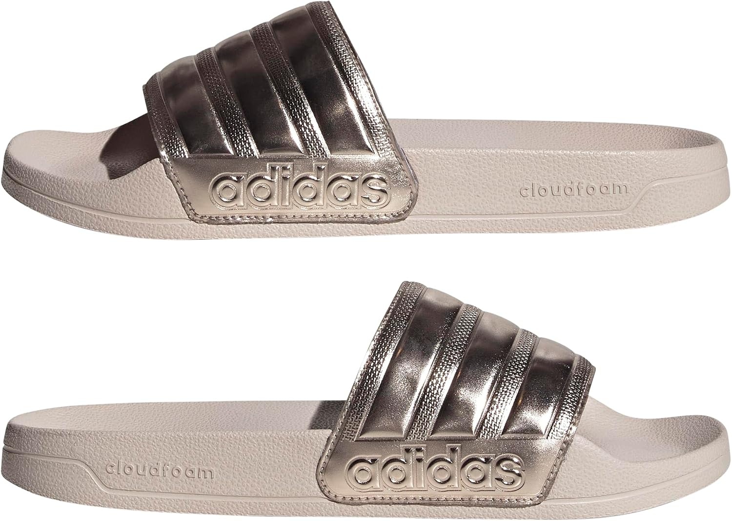 image:imageadidas Unisex Adult Adilette Shower Slide SandalChampagne MetallicChampagne MetallicPutty Mauve