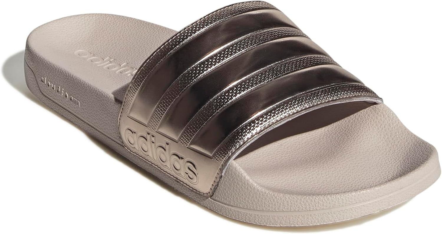 image:imageadidas Unisex Adult Adilette Shower Slide SandalChampagne MetallicChampagne MetallicPutty Mauve