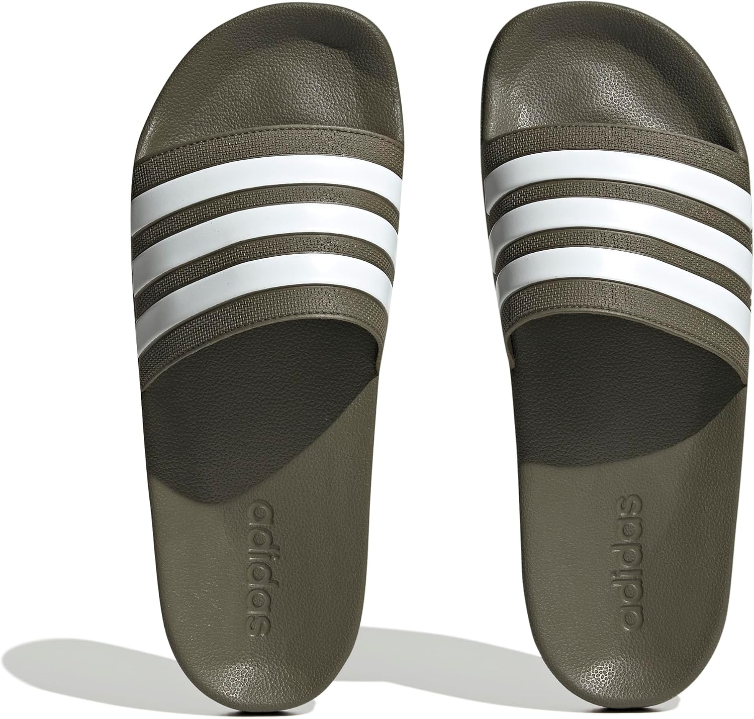 image:imageadidas Unisex Adult Adilette Shower Slide SandalOlive StrataWhiteOlive Strata