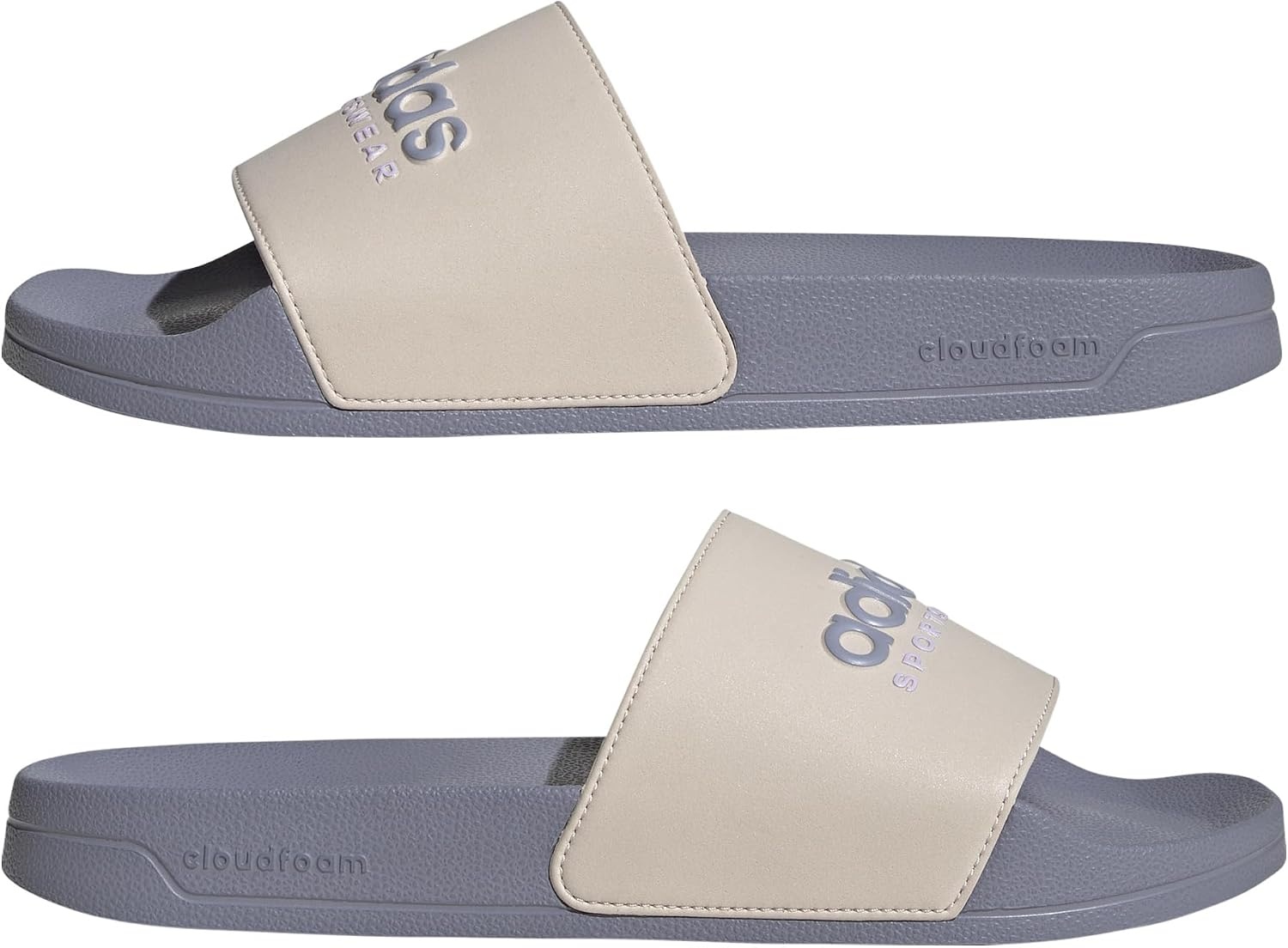 image:imageadidas Unisex Adult Adilette Shower Slide SandalPutty MauveSilver VioletIce Lavender