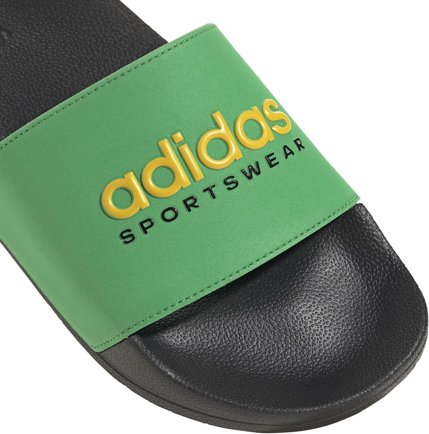 image:imageadidas Unisex Adult Adilette Shower Slide SandalVivid GreenBold GoldBlack