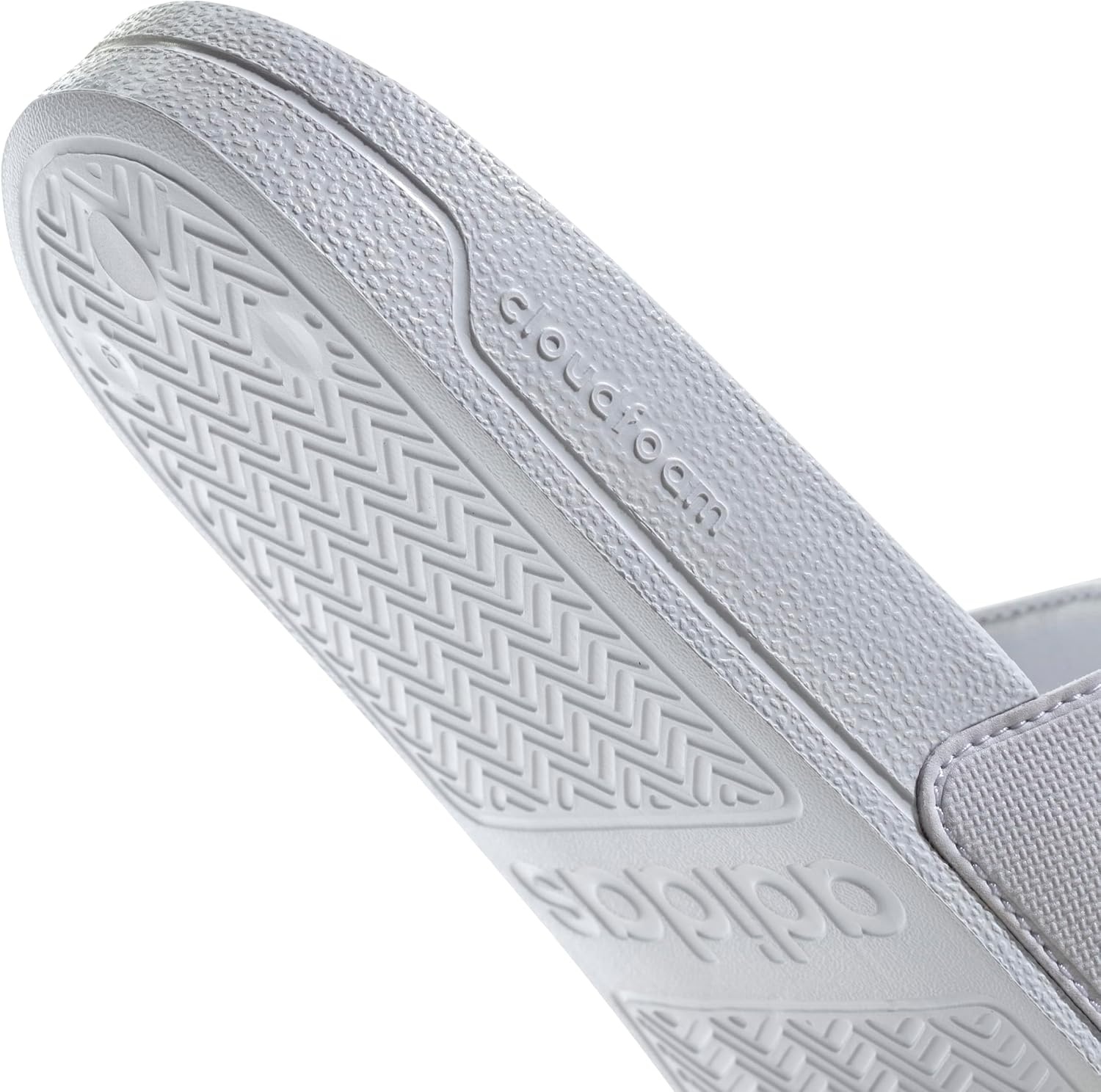 image:imageadidas Unisex Adult Adilette Shower Slide SandalWhiteBlackWhite
