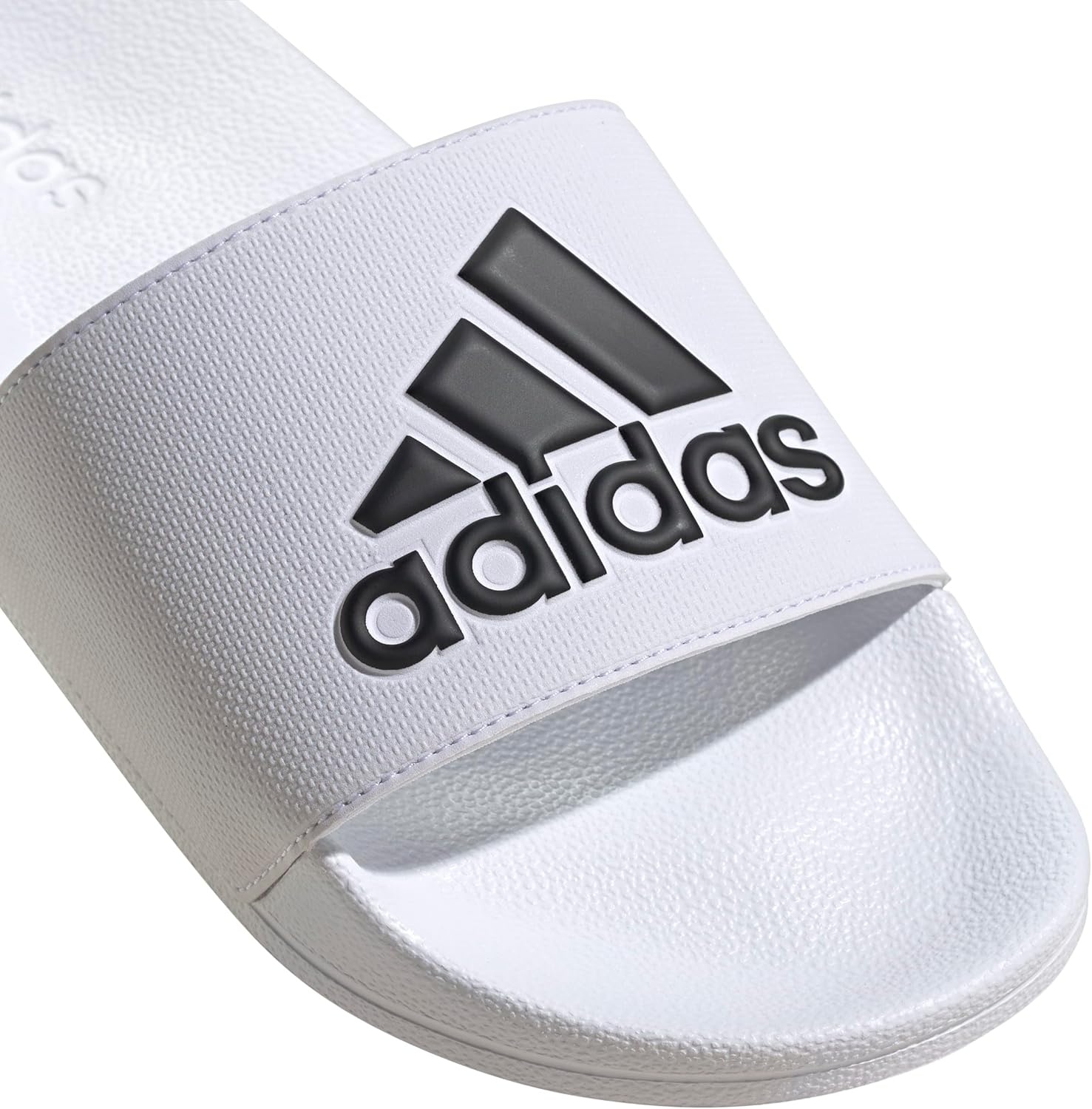 image:imageadidas Unisex Adult Adilette Shower Slide SandalWhiteBlackWhite