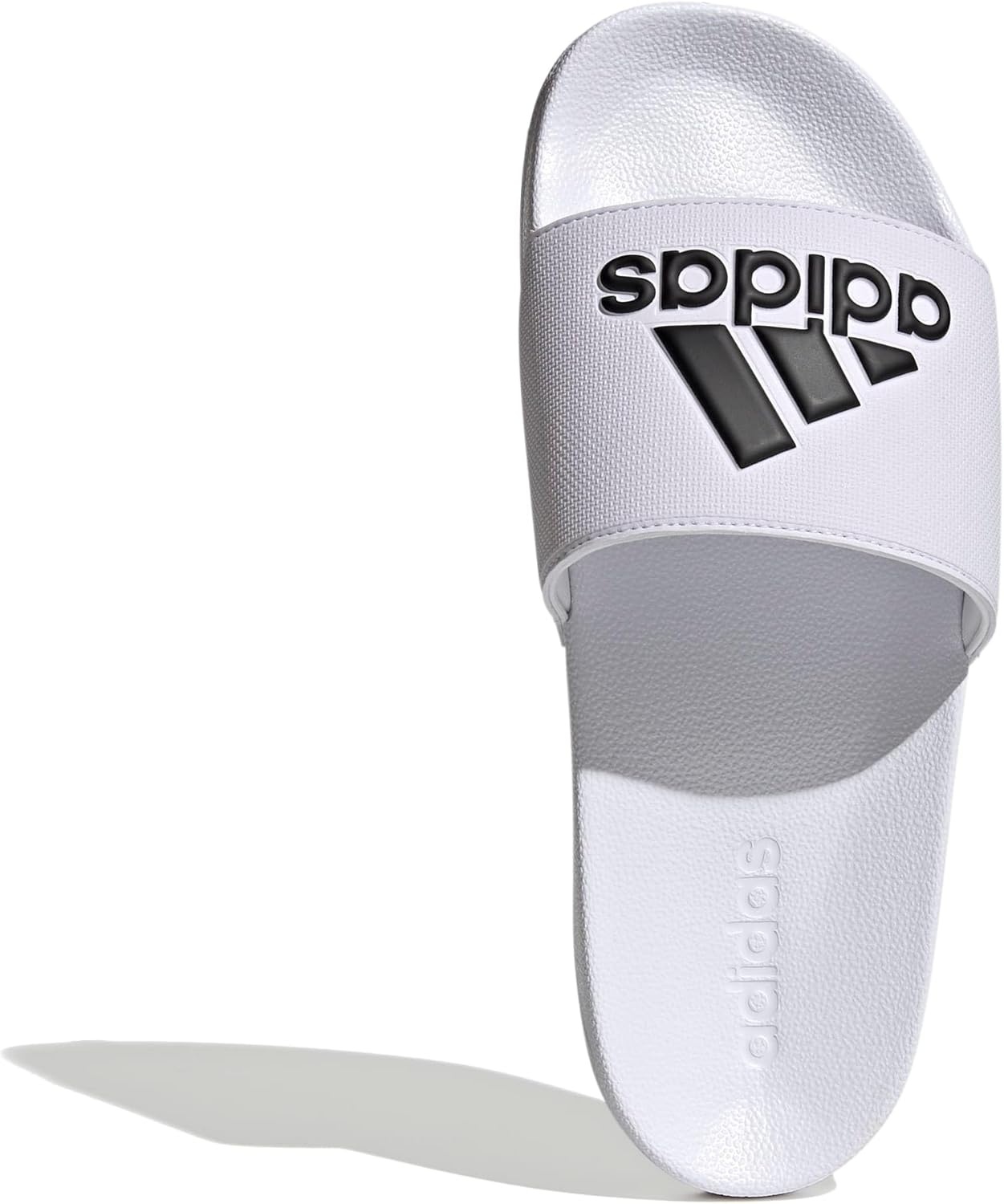image:imageadidas Unisex Adult Adilette Shower Slide SandalWhiteBlackWhite