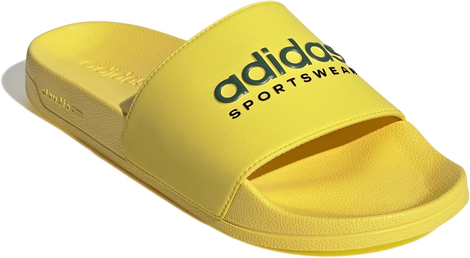 image:imageadidas Unisex Adult Adilette Shower Slide SandalYellowYellowCollegiate Green