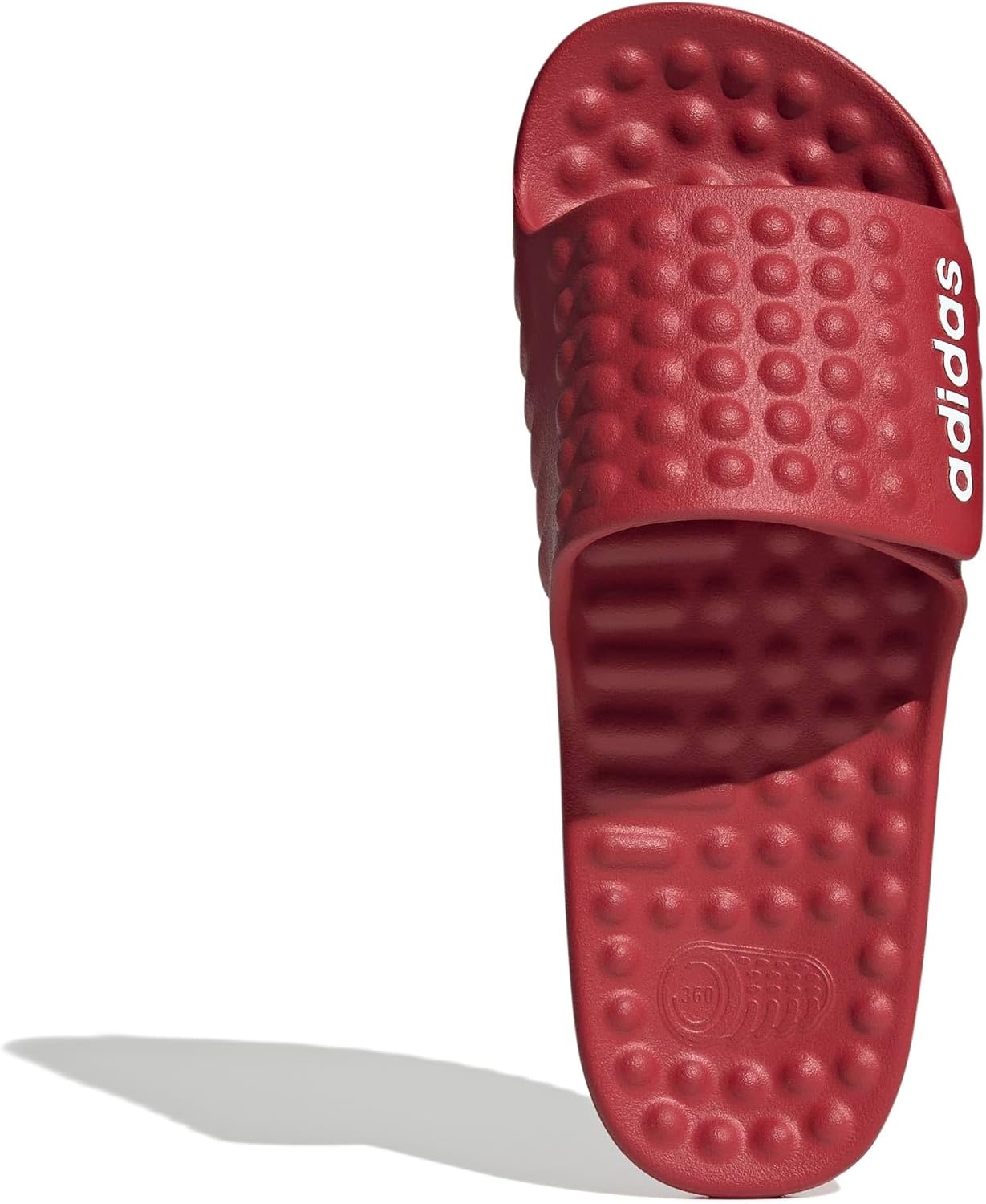 image:imageadidas Unisex Adult Adissage 360rec SandalTeam Power RedWhiteTeam Power Red