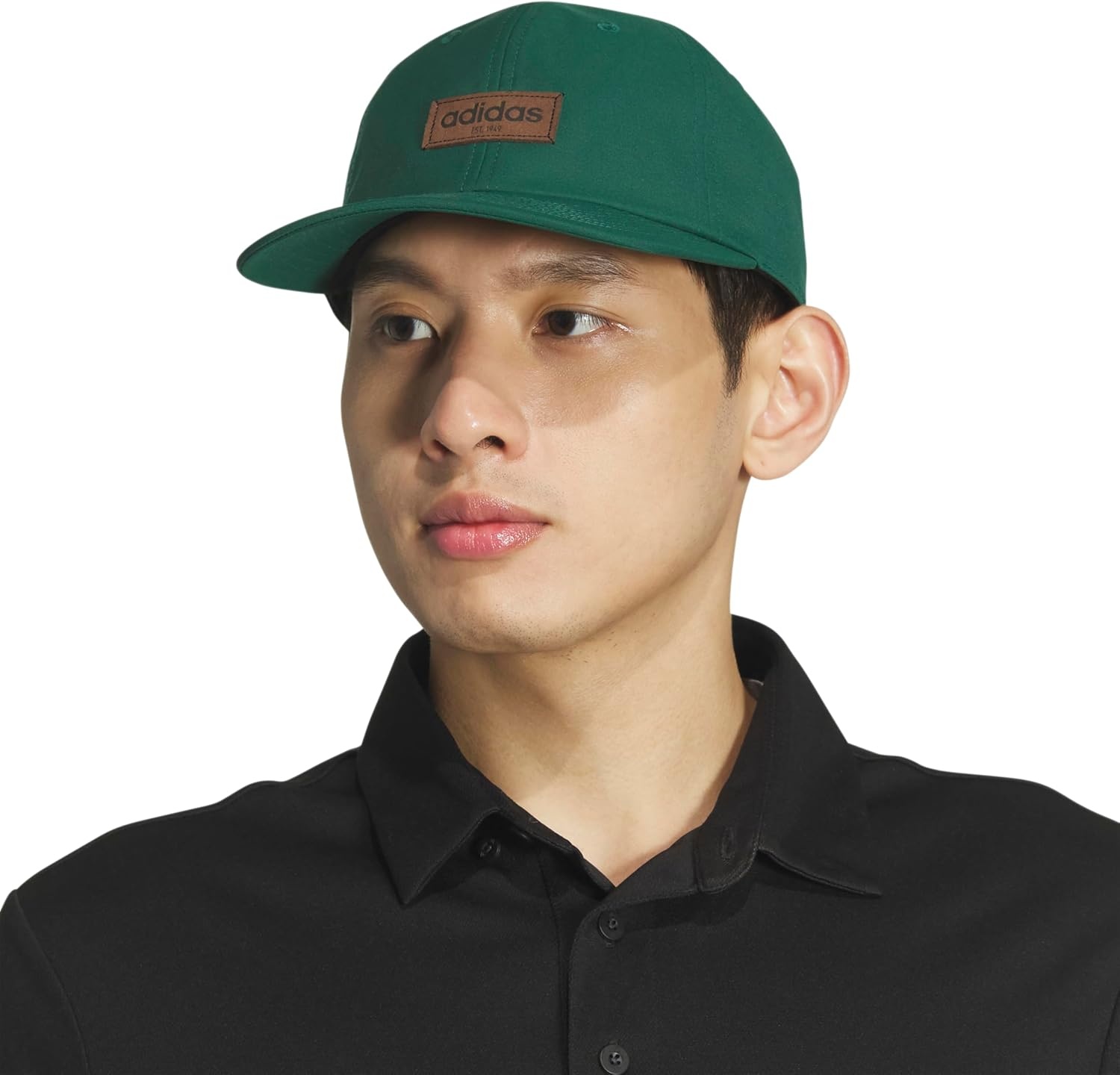 image:imageadidas Unisex Adult Court Hat Relaxed Fit Retro Strapback Baseball CapCollegiate GreenBlack