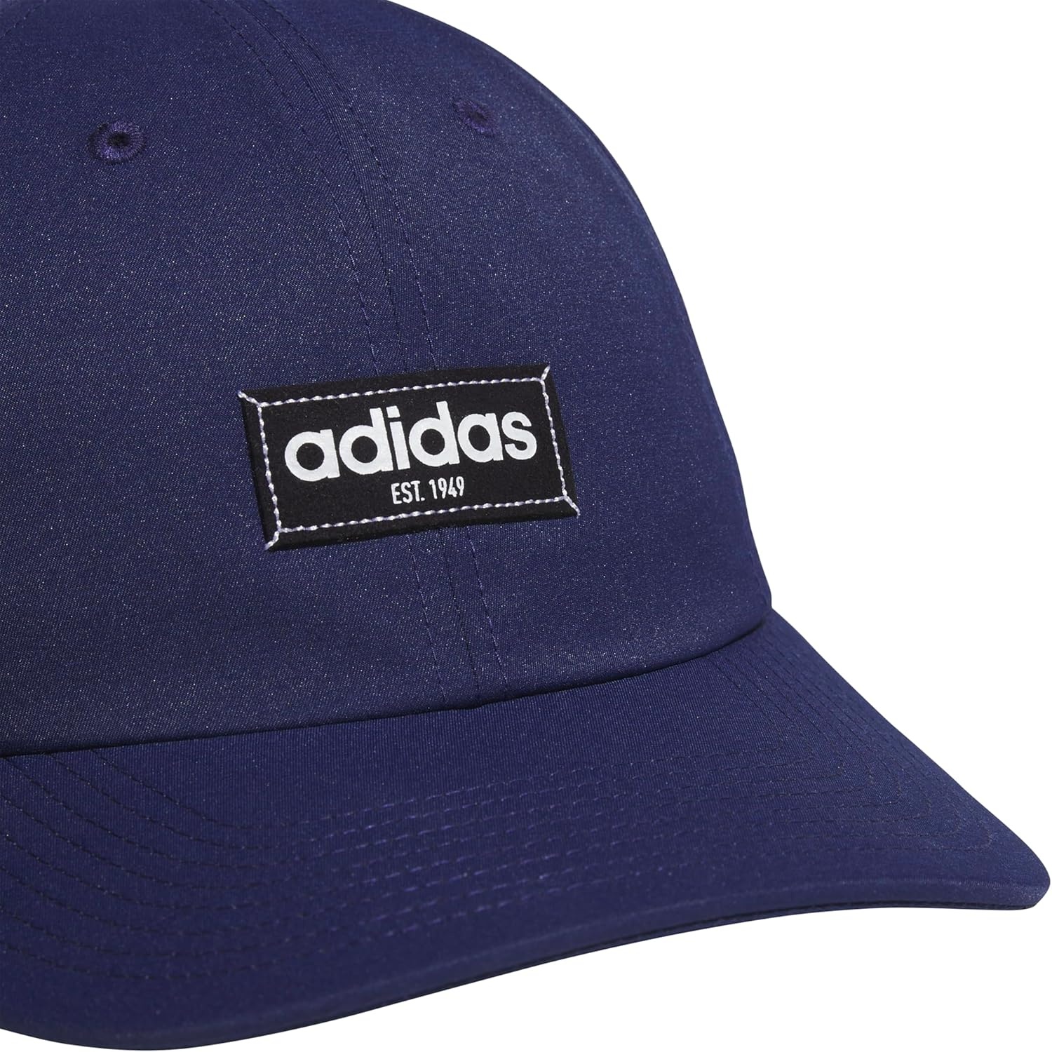 image:imageadidas Unisex Adult Court Hat Relaxed Fit Retro Strapback Baseball CapDark BlueBlackWhite