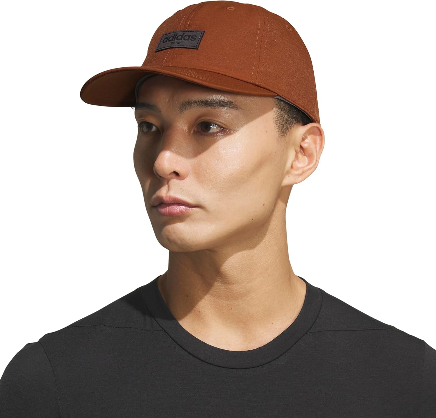image:imageadidas Unisex Adult Court Hat Relaxed Fit Retro Strapback Baseball CapDusky Bronze BrownGrey FiveBlack