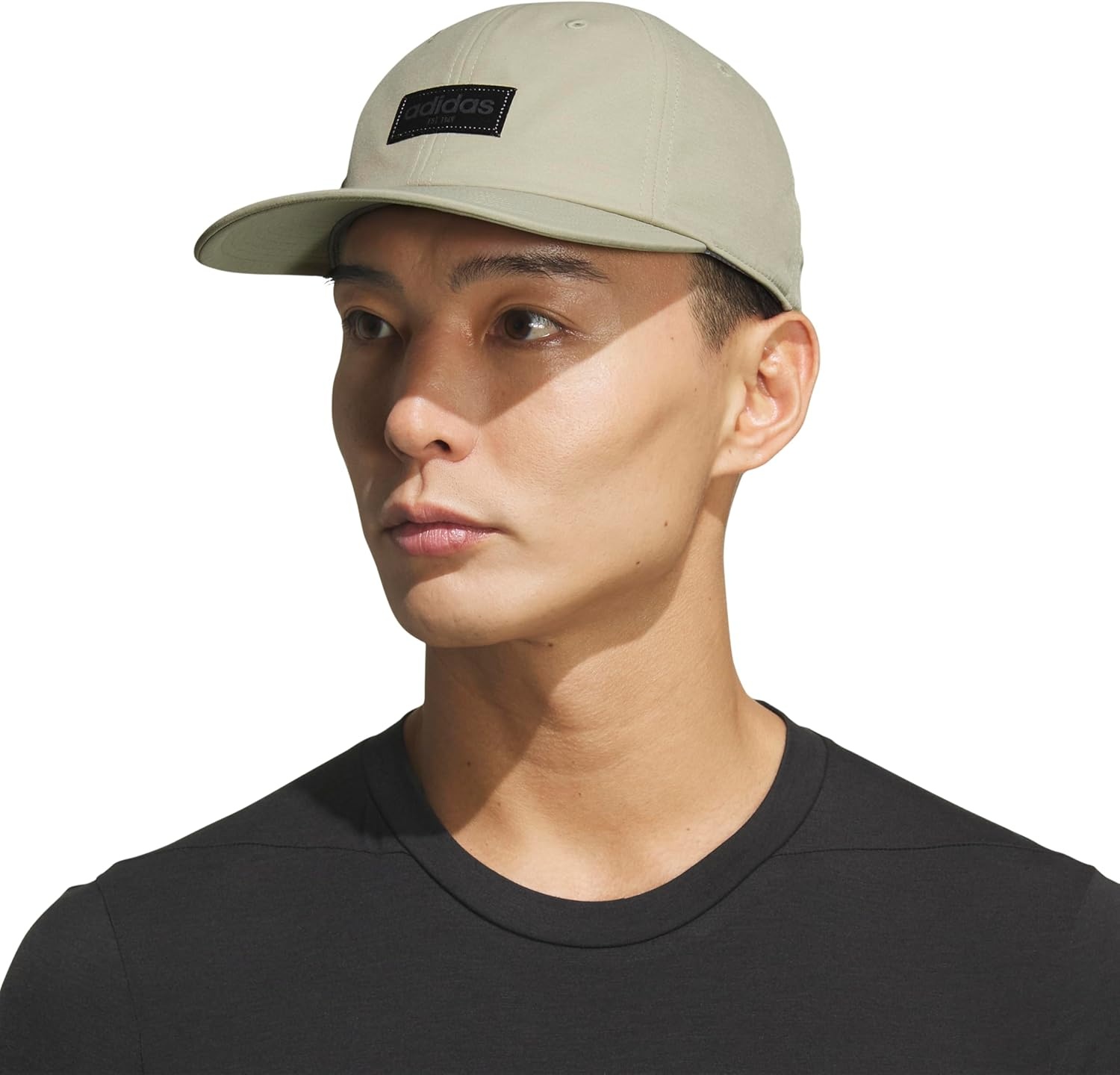 image:imageadidas Unisex Adult Court Hat Relaxed Fit Retro Strapback Baseball CapWonder Cargo KhakiBlackGrey Six