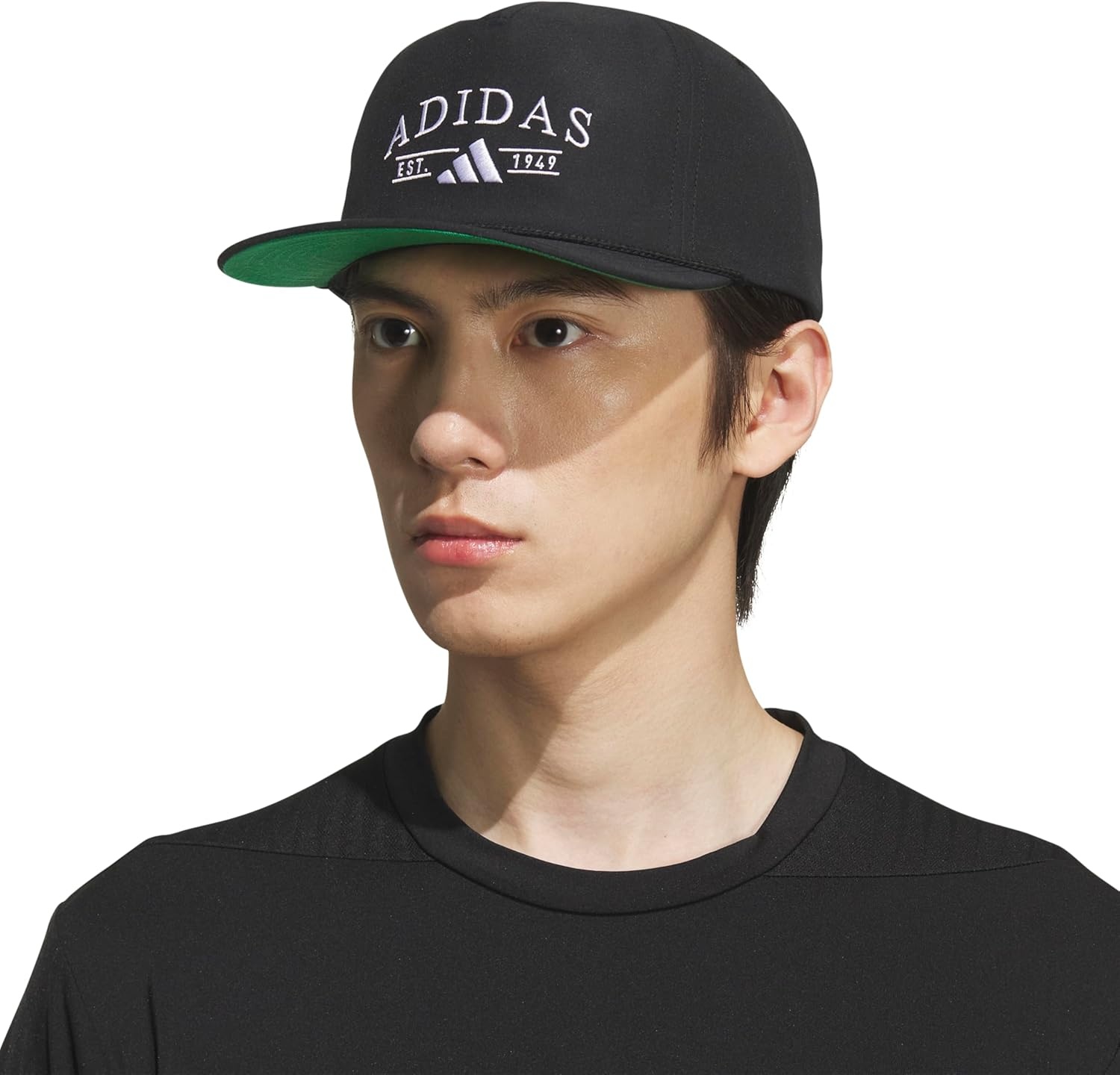 image:imageadidas Unisex Adult Foundation Strapback Hat Adjustable Baseball Cap with Classic LogoBlack