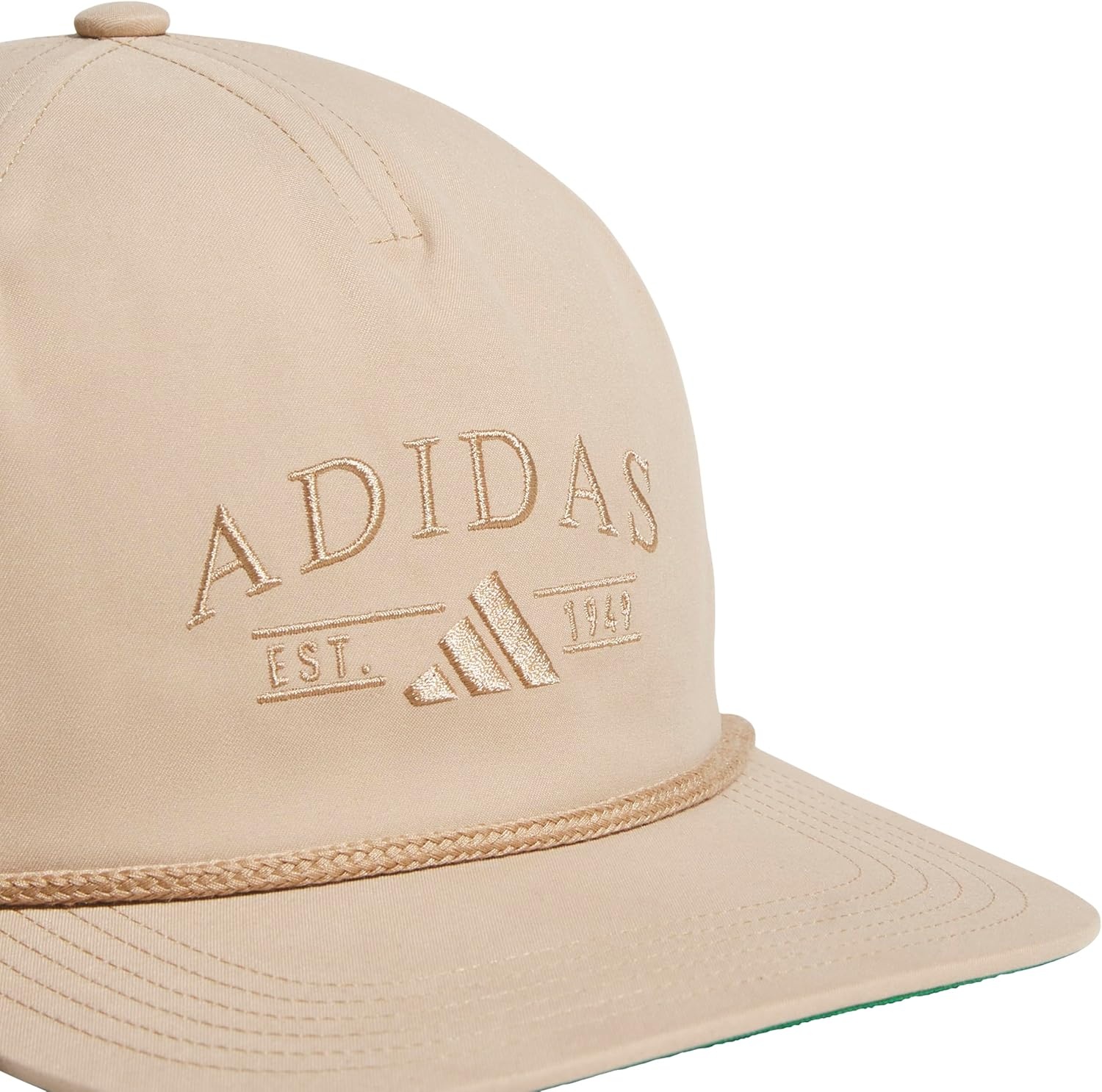 image:imageadidas Unisex Adult Foundation Strapback Hat Adjustable Baseball Cap with Classic LogoWarm Sandstone BeigeBrown Desert