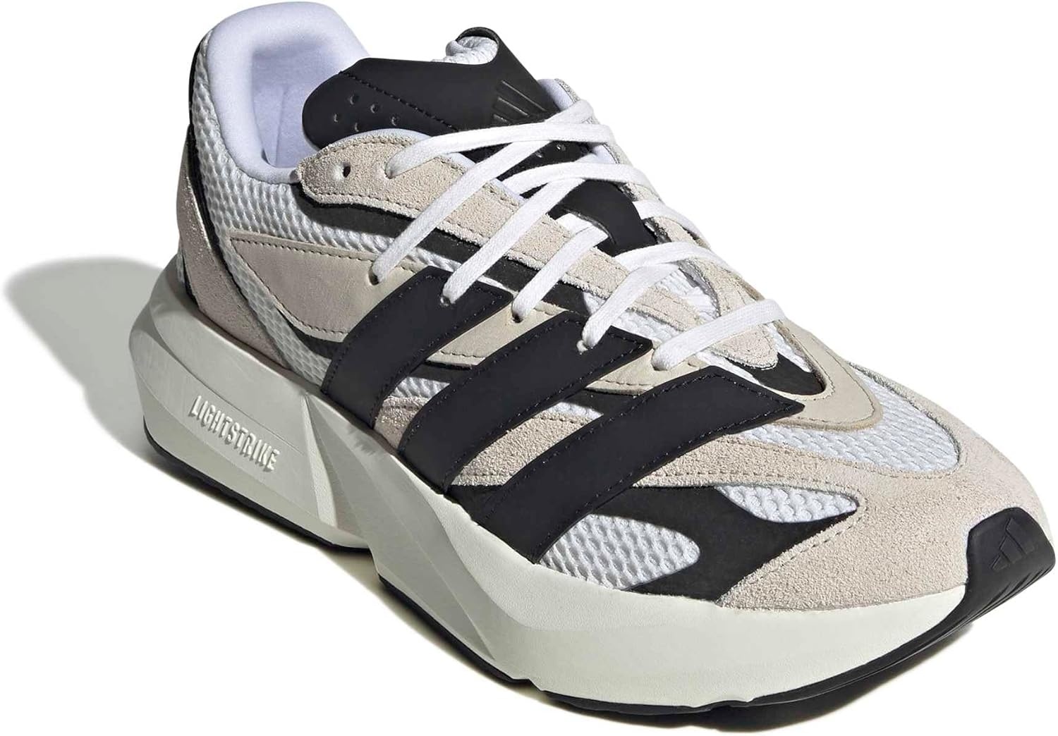 image:imageadidas Unisex Adult Lightblaze Athletic SandalsAluminaBlackWhite