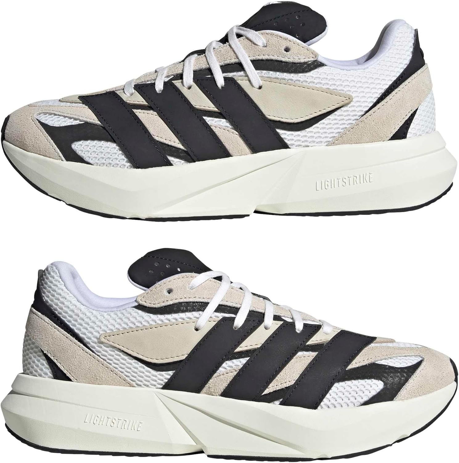 image:imageadidas Unisex Adult Lightblaze Athletic SandalsAluminaBlackWhite