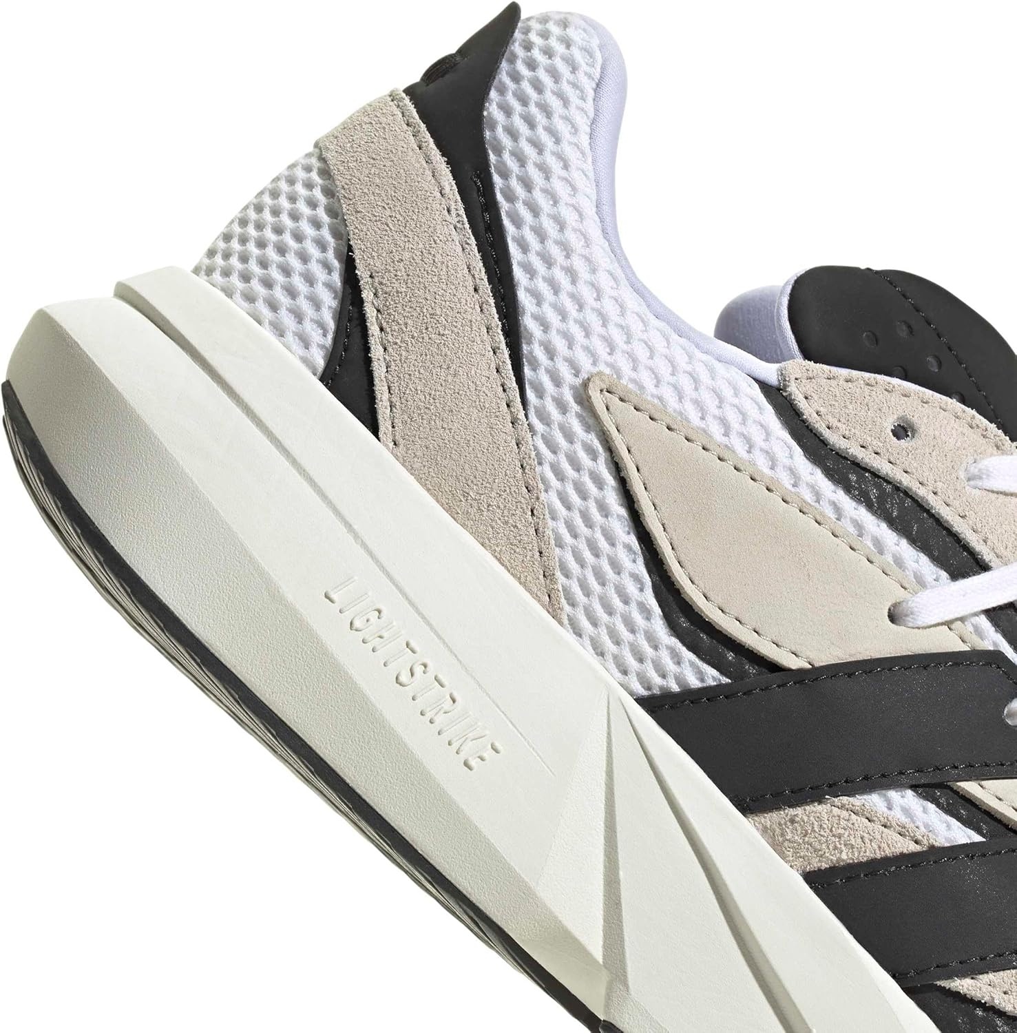 image:imageadidas Unisex Adult Lightblaze Athletic SandalsAluminaBlackWhite