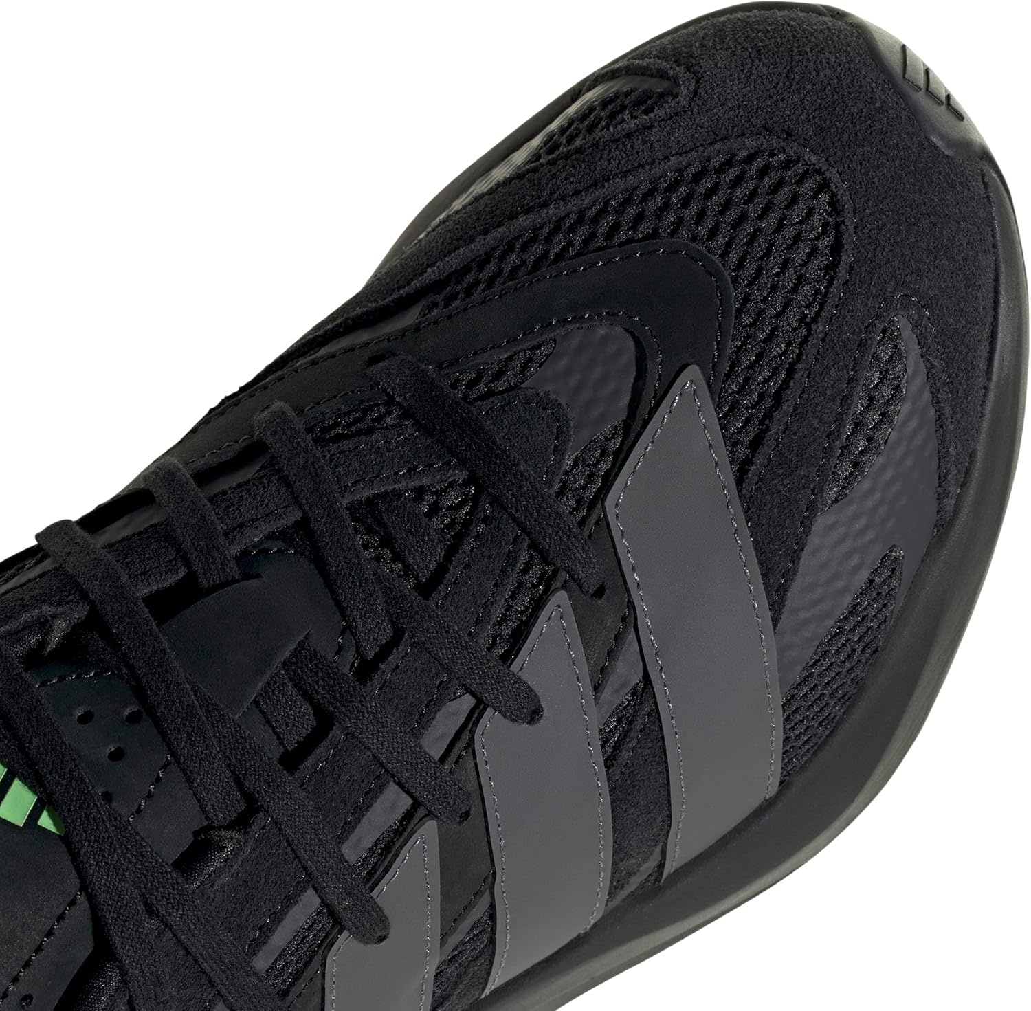 image:imageadidas Unisex Adult Lightblaze Athletic SandalsBlackGreyLime Burst