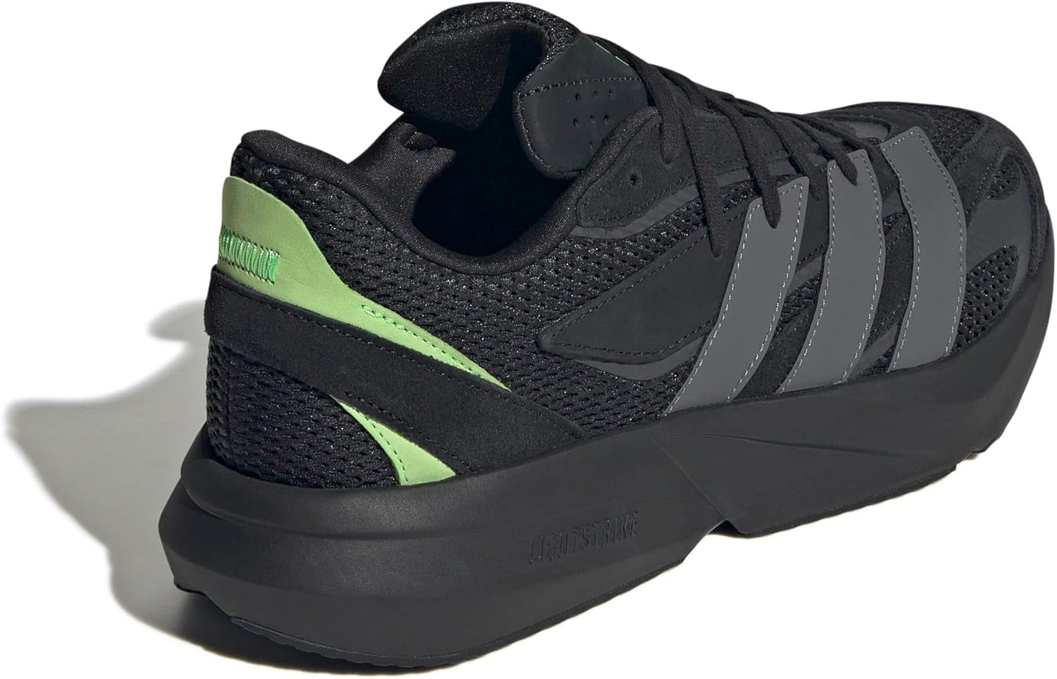 image:imageadidas Unisex Adult Lightblaze Athletic SandalsBlackGreyLime Burst