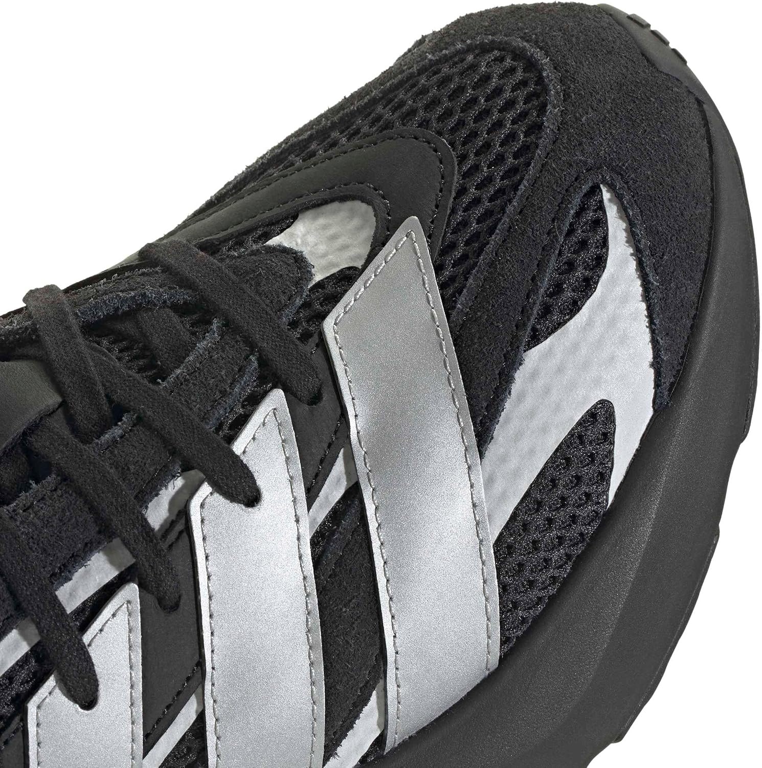 image:imageadidas Unisex Adult Lightblaze Athletic SandalsBlackMatte SilverBlack