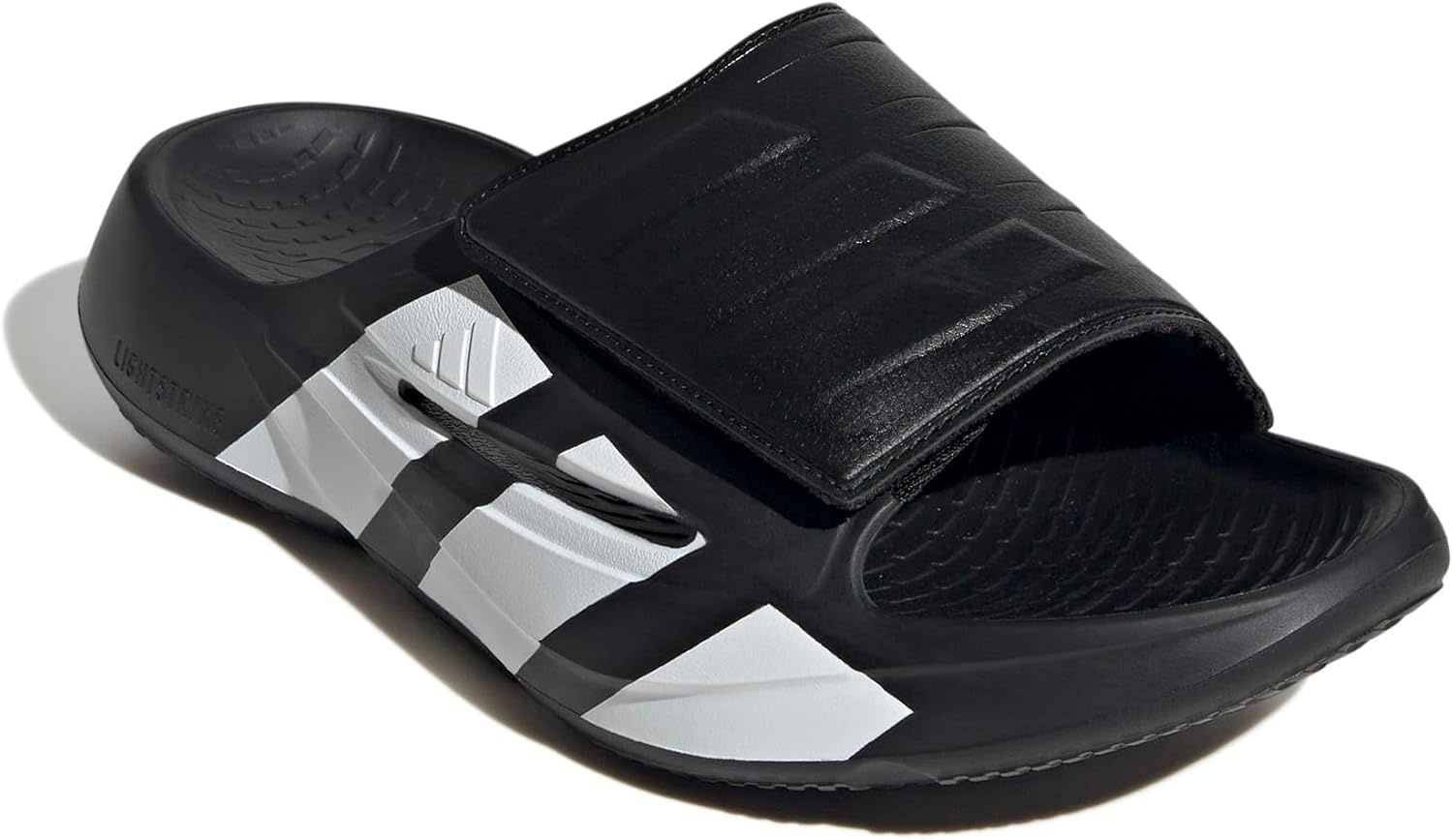 image:imageadidas Unisex Adult Lightblaze Athletic SandalsBlackWhiteWhite