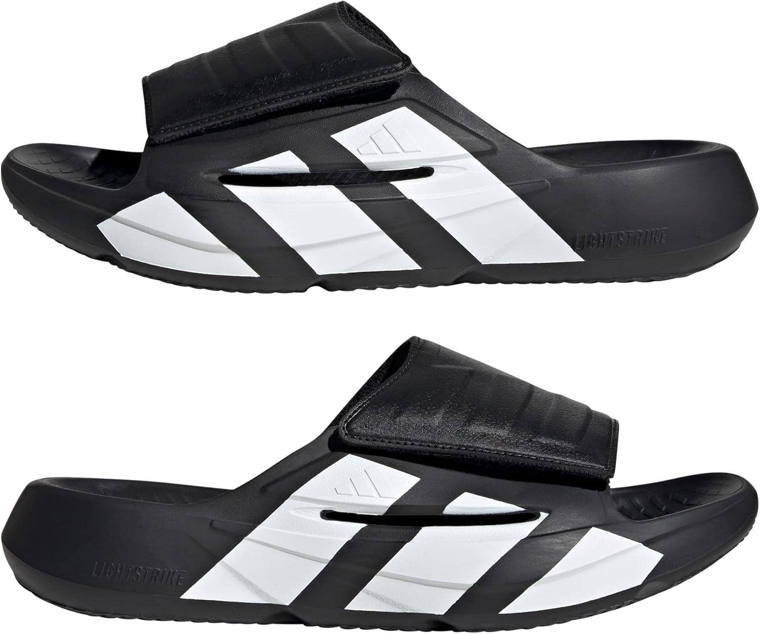 image:imageadidas Unisex Adult Lightblaze Athletic SandalsBlackWhiteWhite