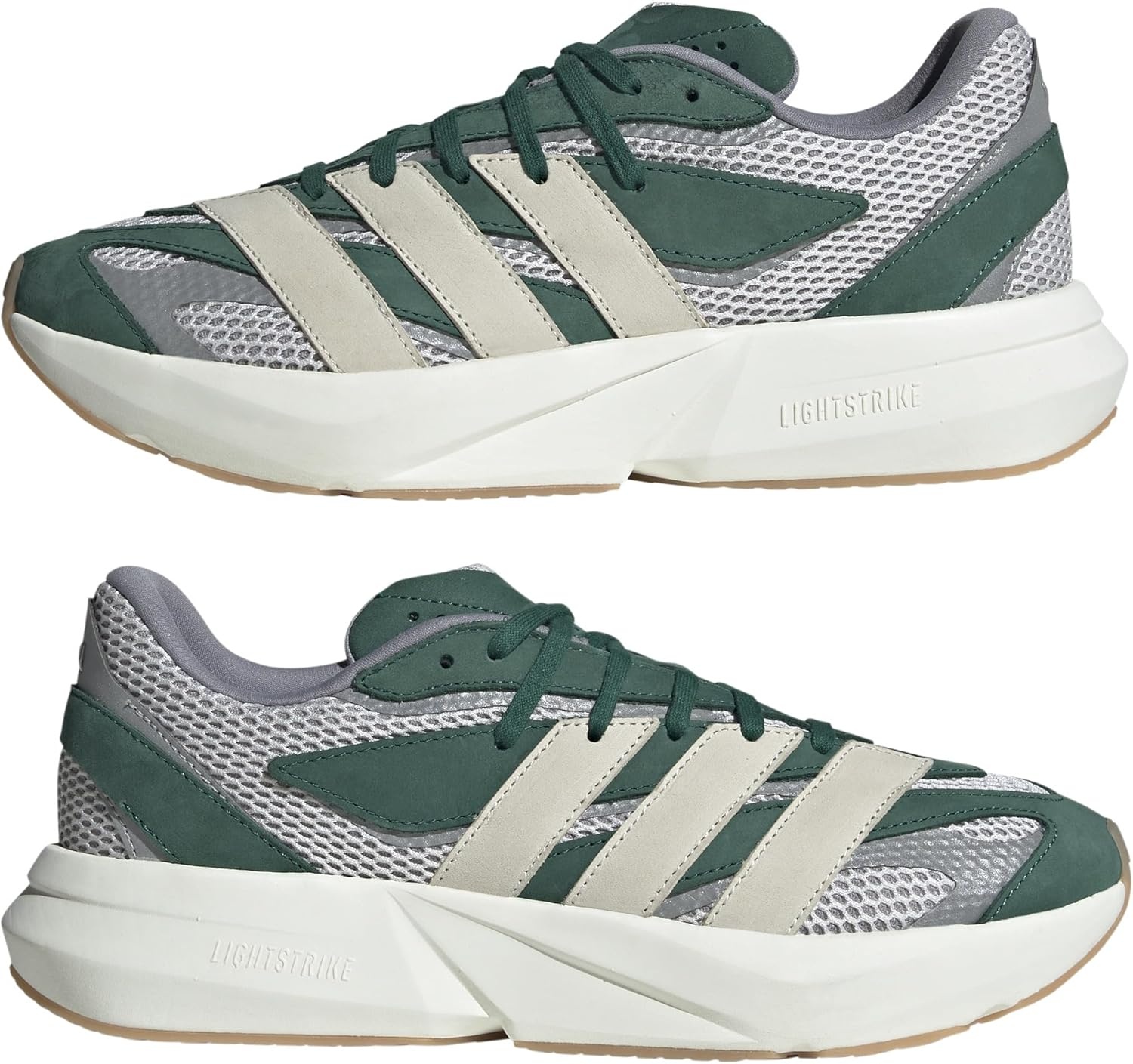 image:imageadidas Unisex Adult Lightblaze Athletic SandalsCollegiate GreenOff WhiteMatte Silver